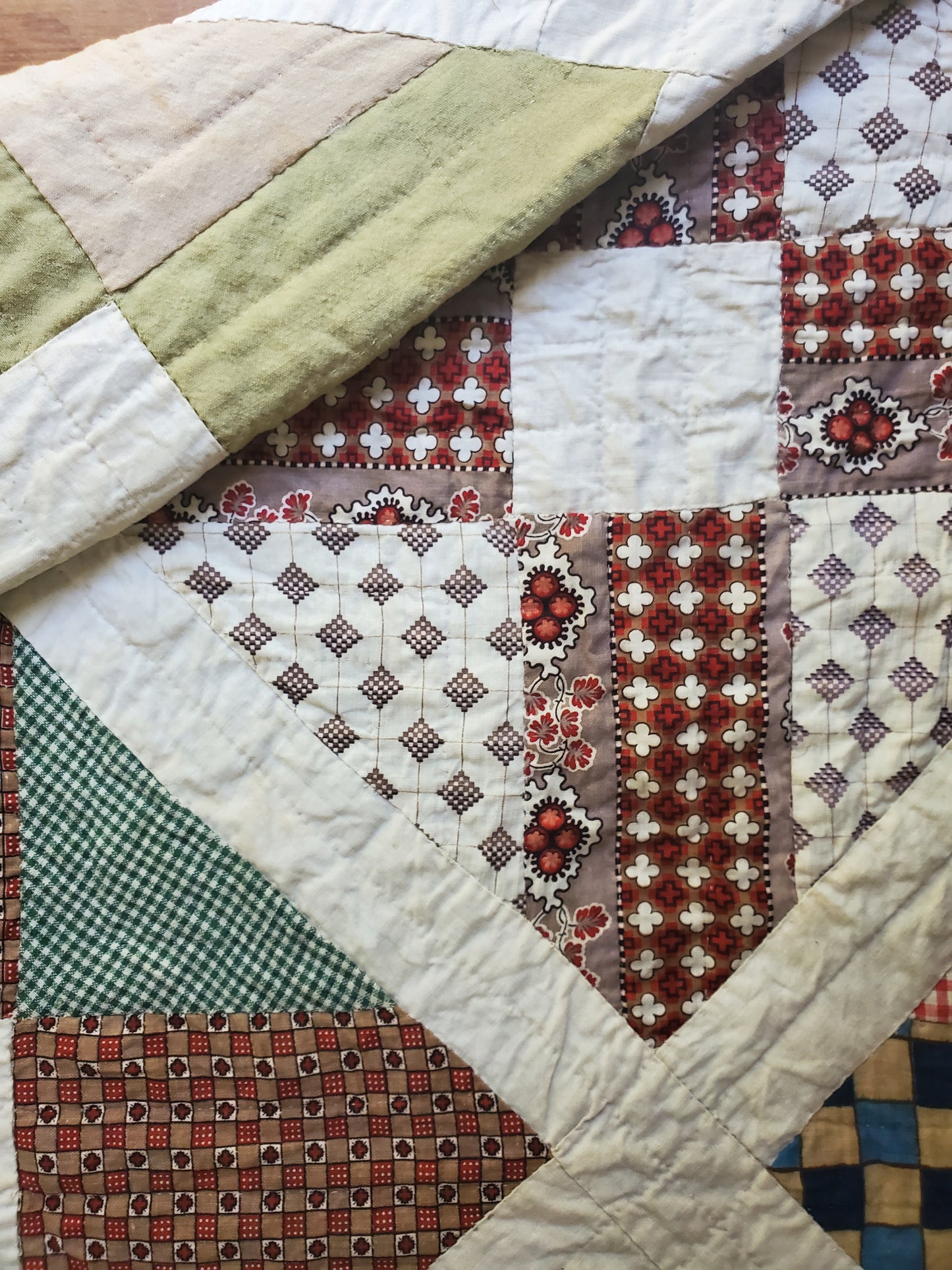 Antique Cross Quilt, ca 1880