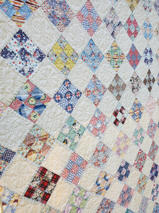 Vintage 9 Patch Quilt