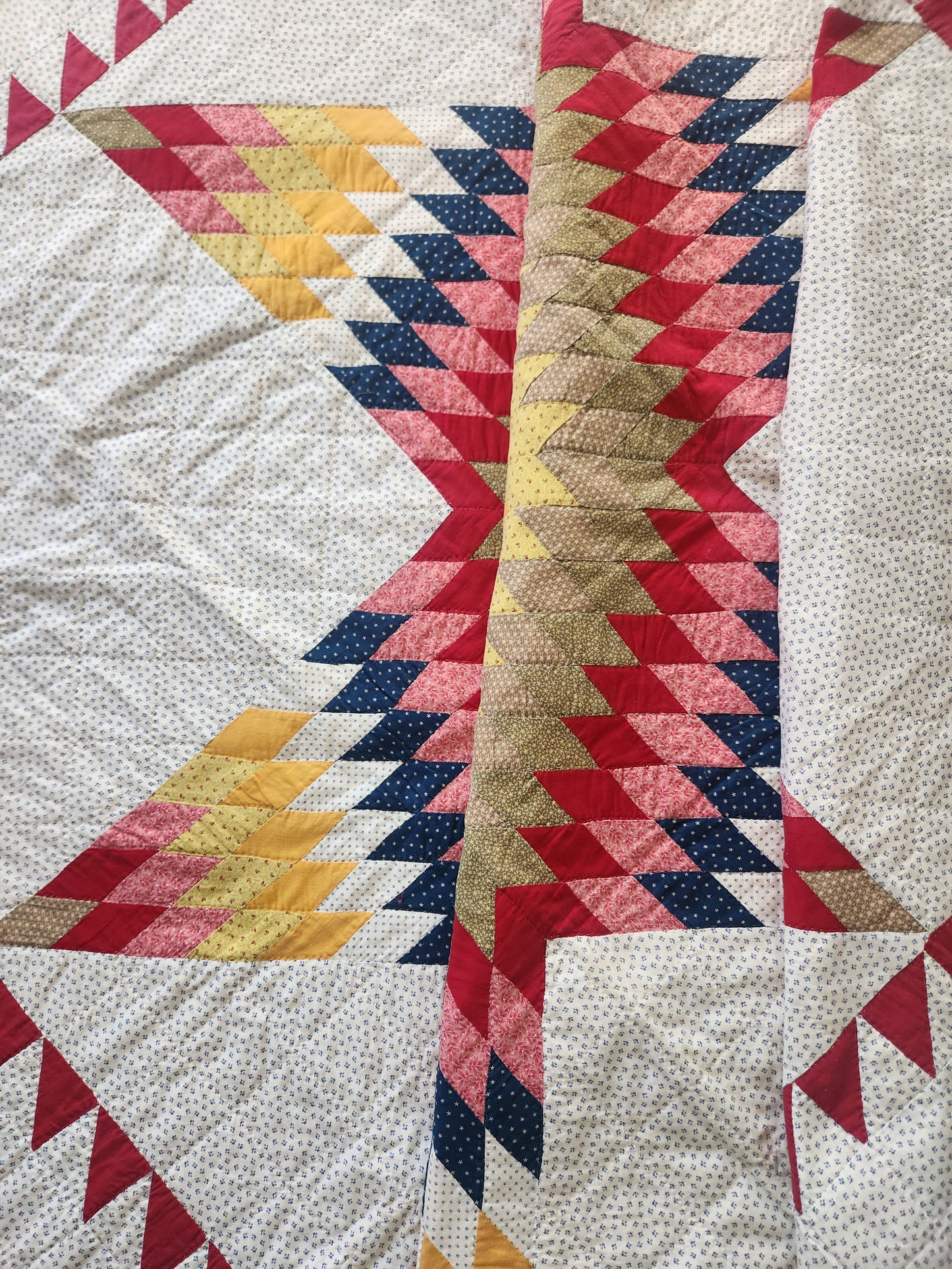 Antique Lone Star Quilt c1900 