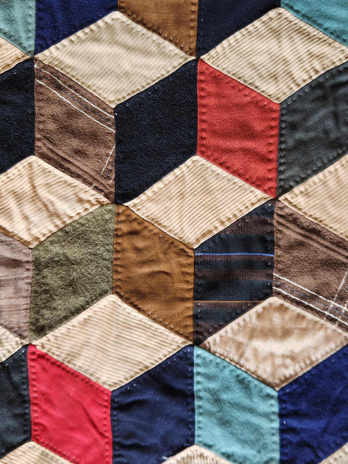 Tumbling Block Quilt