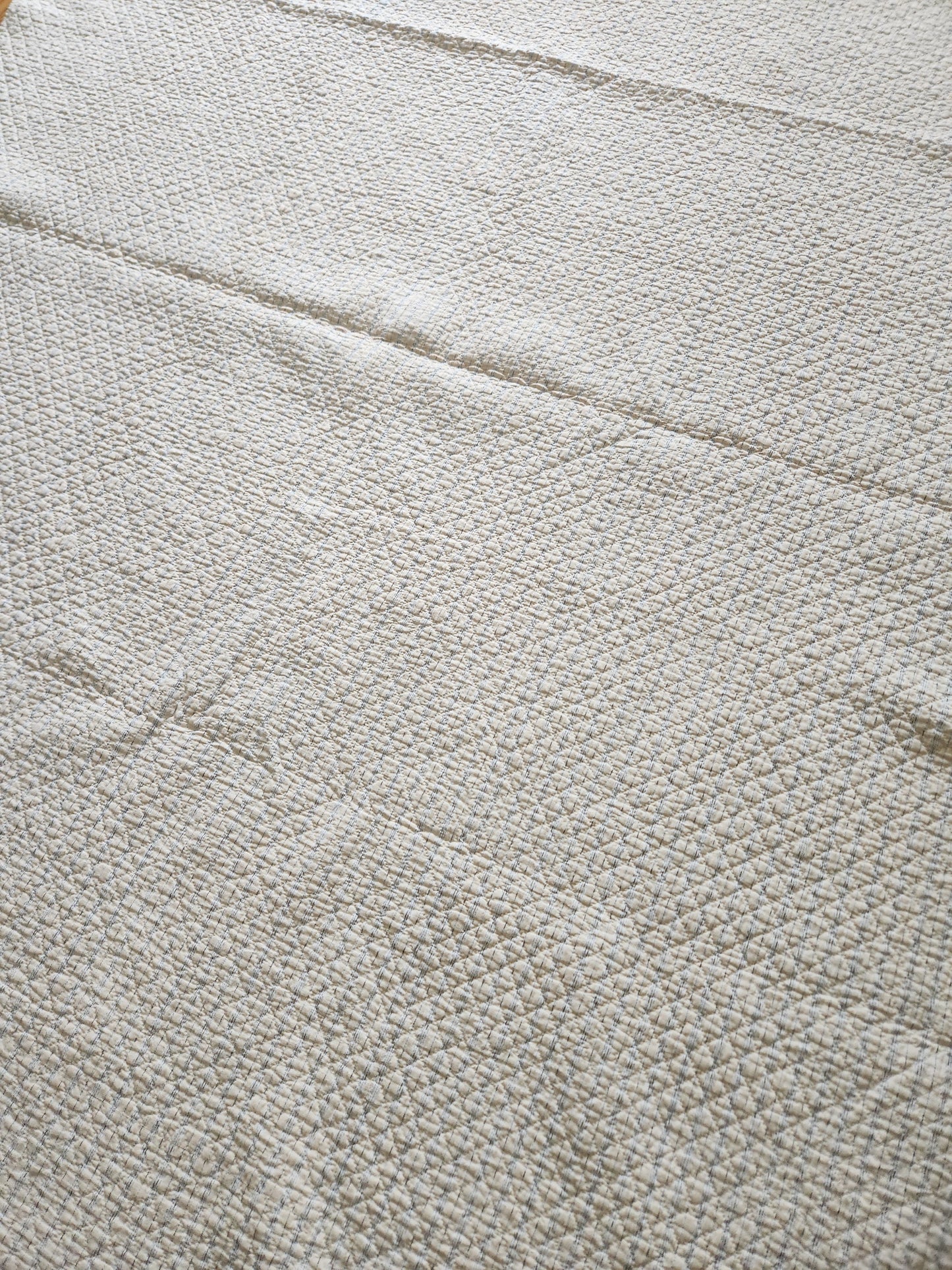 Antique Brickwork Shirting Quilt c1920