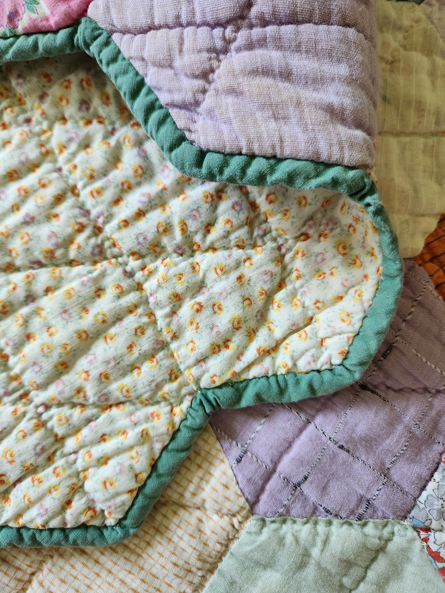 Hexagon Quilt c1940