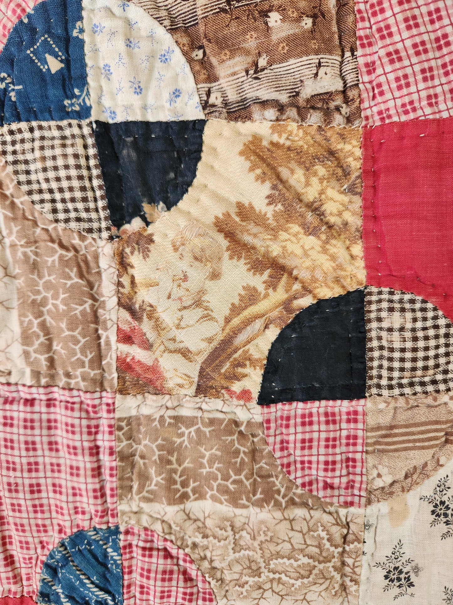 Antique Snowball Quilt c1890