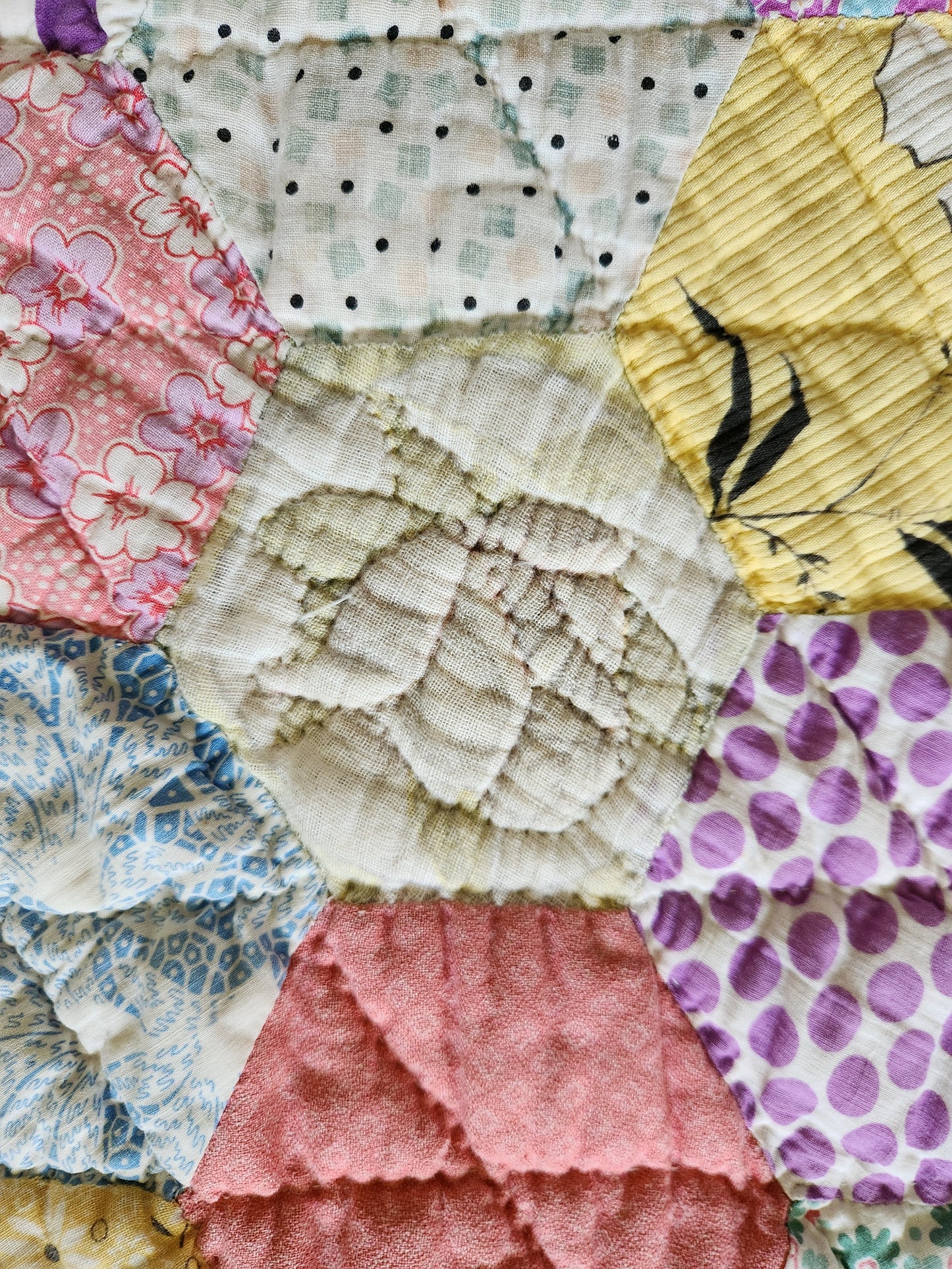 Hexagon Quilt c1940