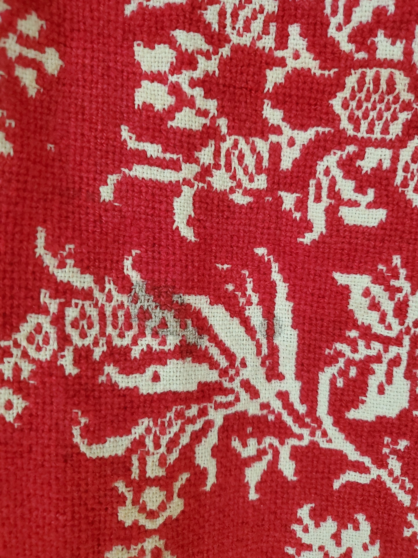 Antique Overshot Coverlet, 1859