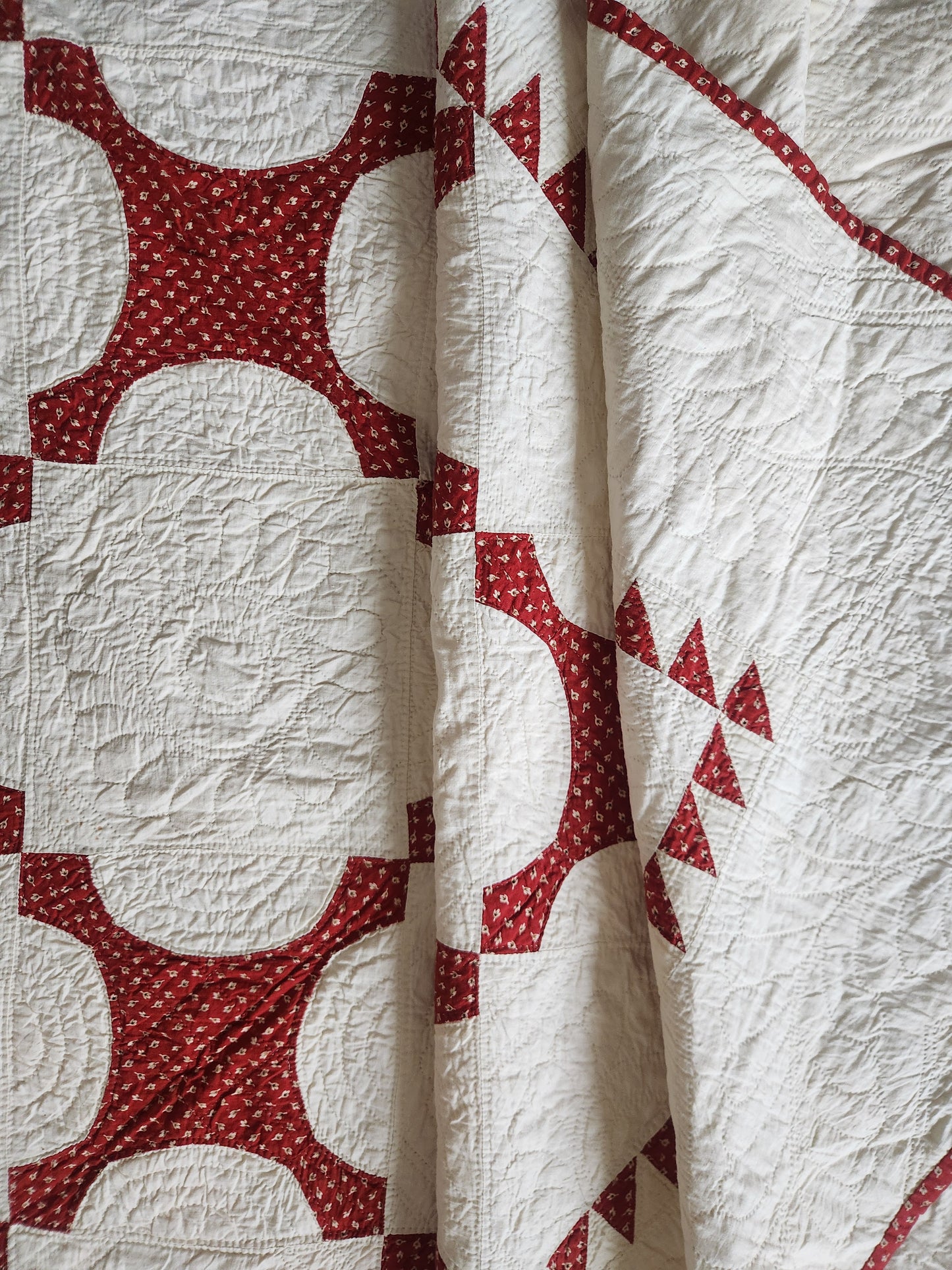 19th Century Red and White Quilt