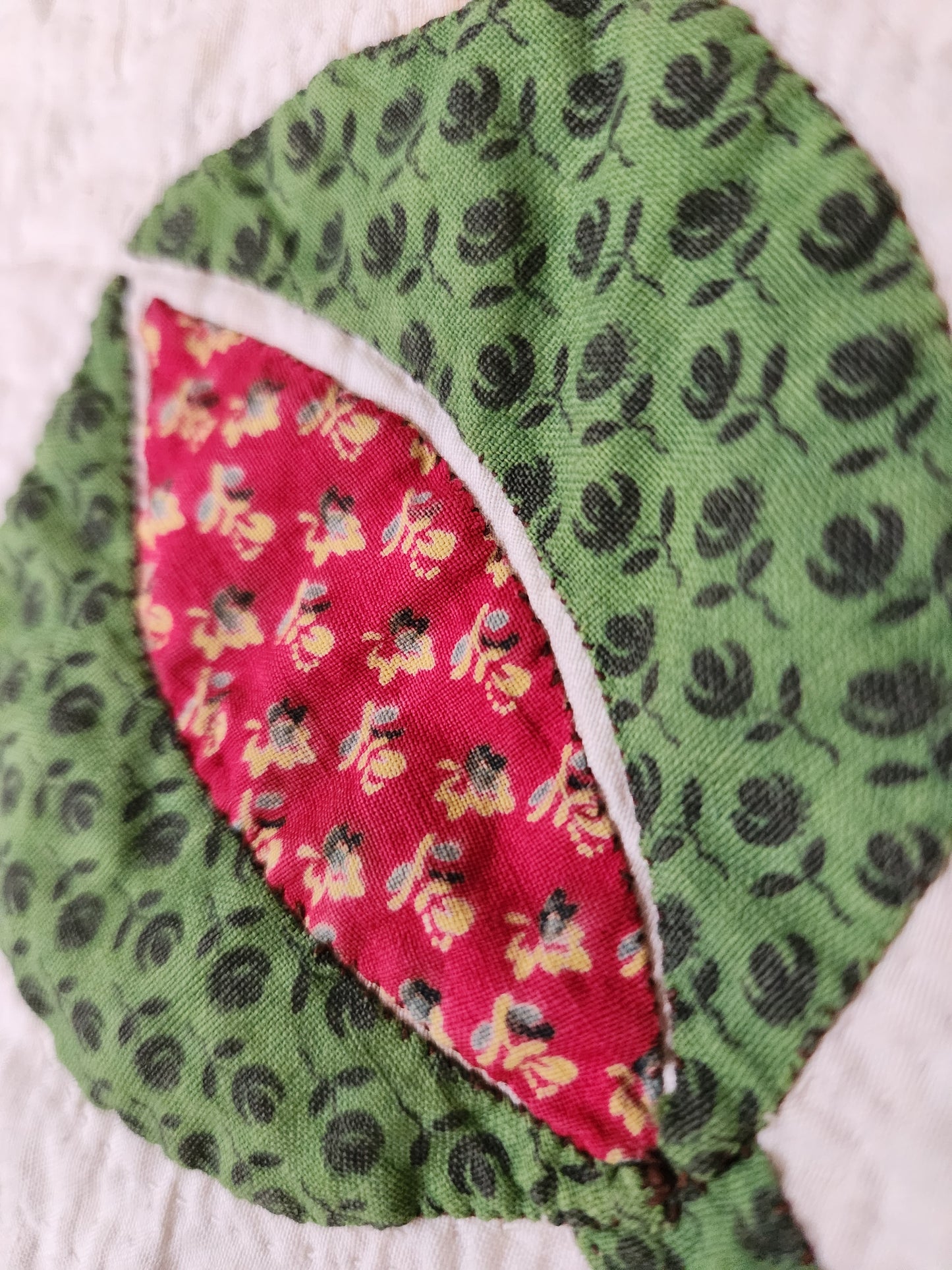 Mid 19th Century Applique Quilt, ca 1850