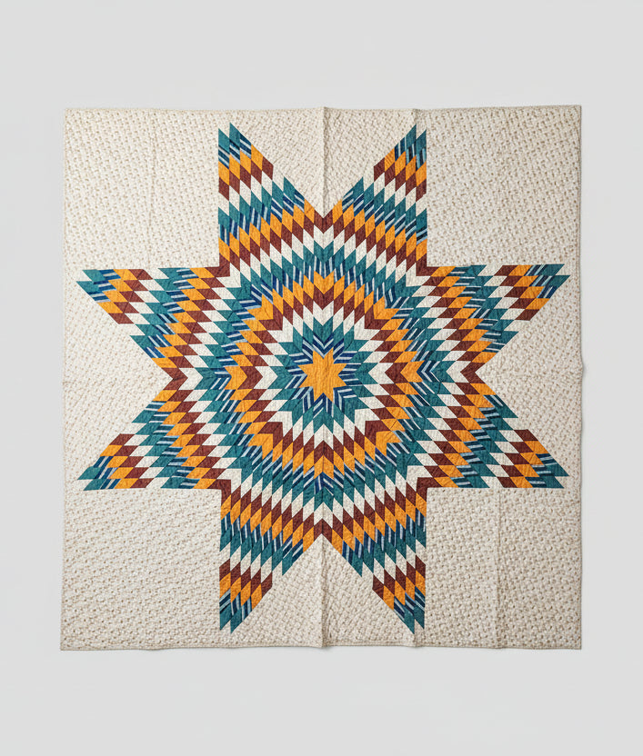 Vintage Lone Star Quilt c1920