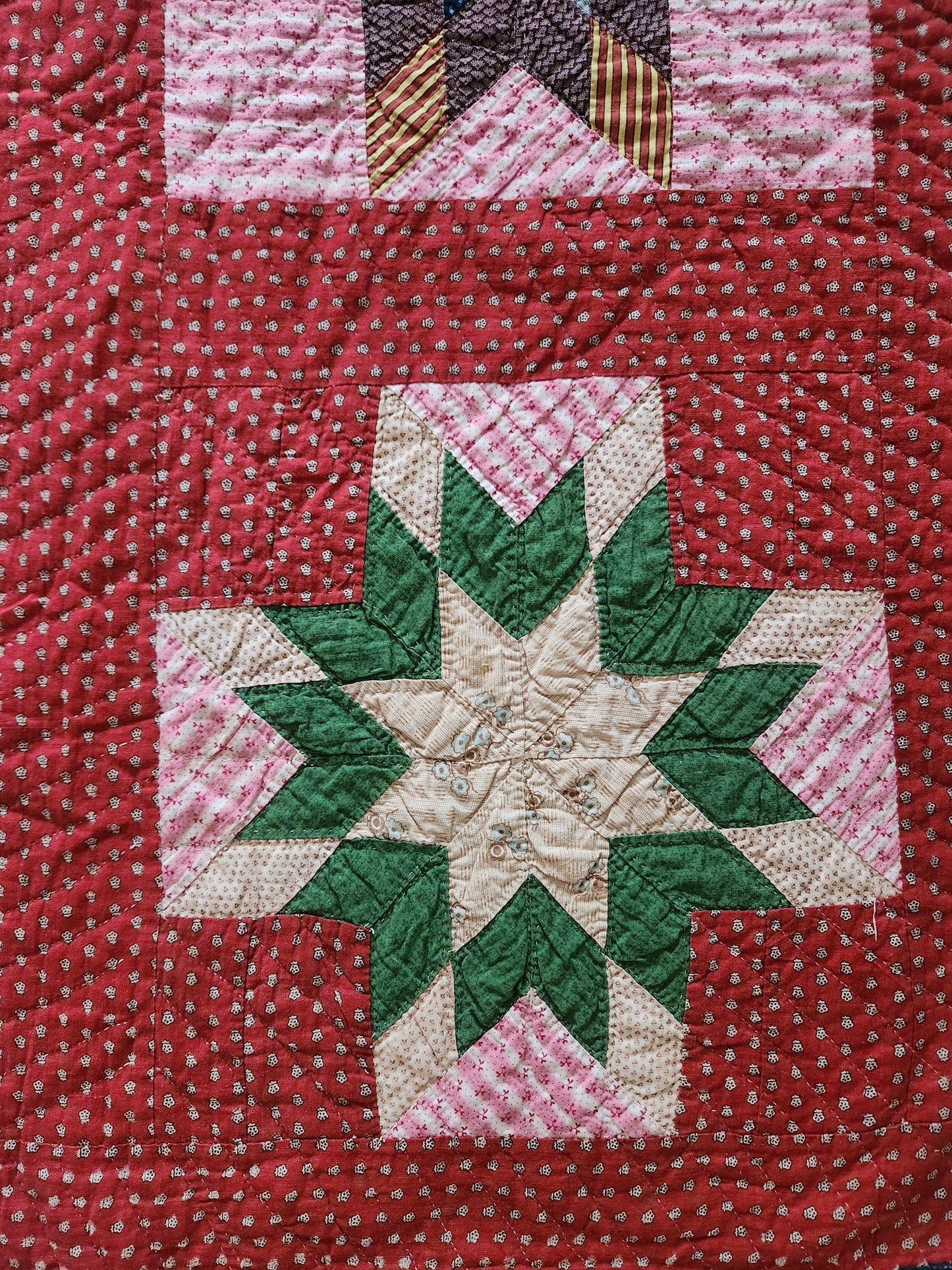 Antique Star Quilt c1880