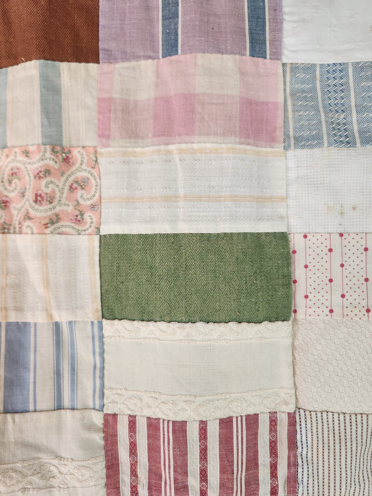 Salesman’s Samples Quilt Top