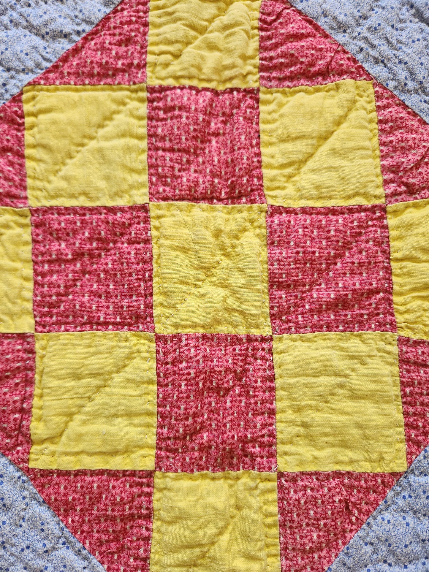 Antique Pennsylvania Nine Patch Quilt