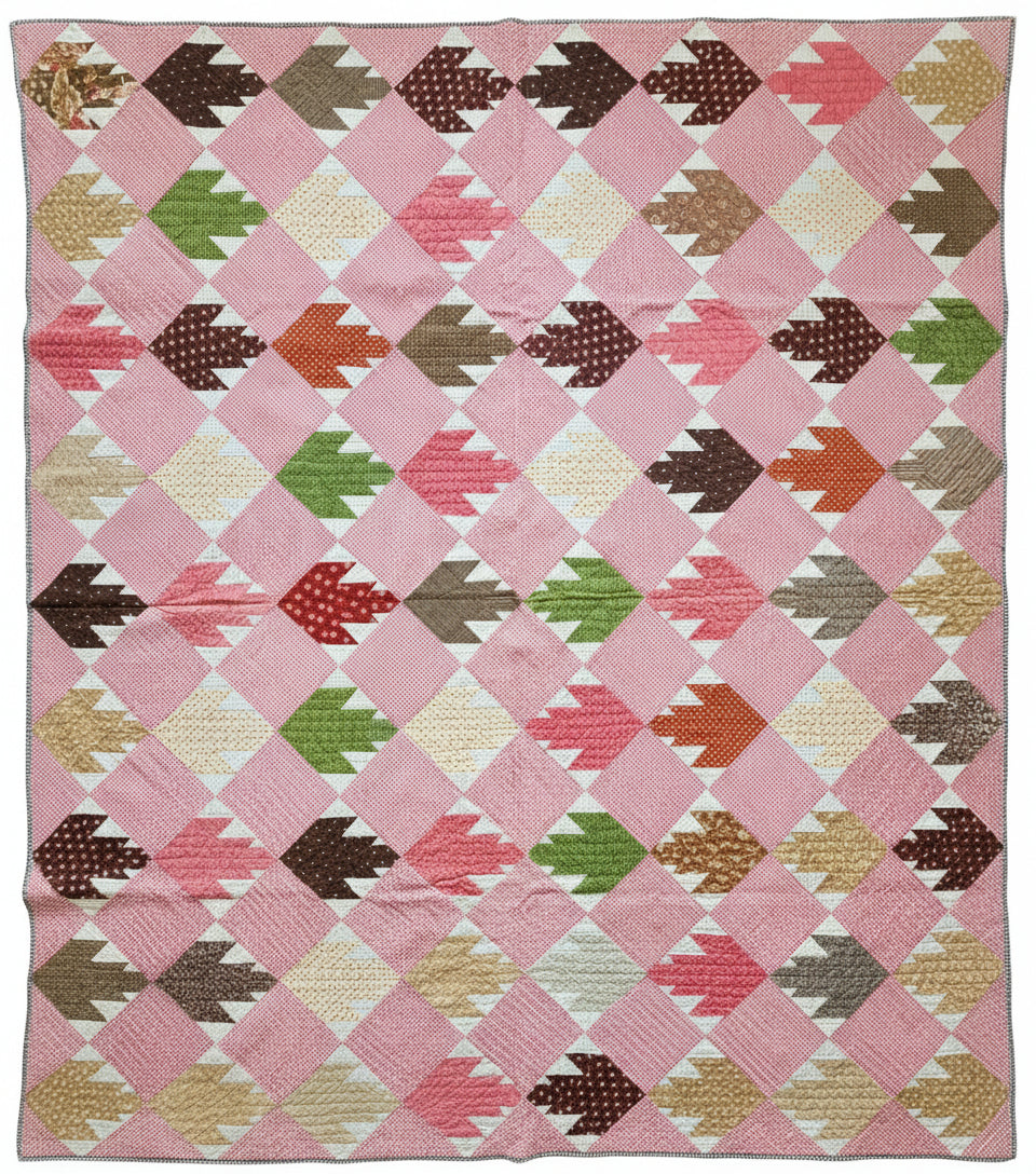 Antique Patchwork Quilt c1870