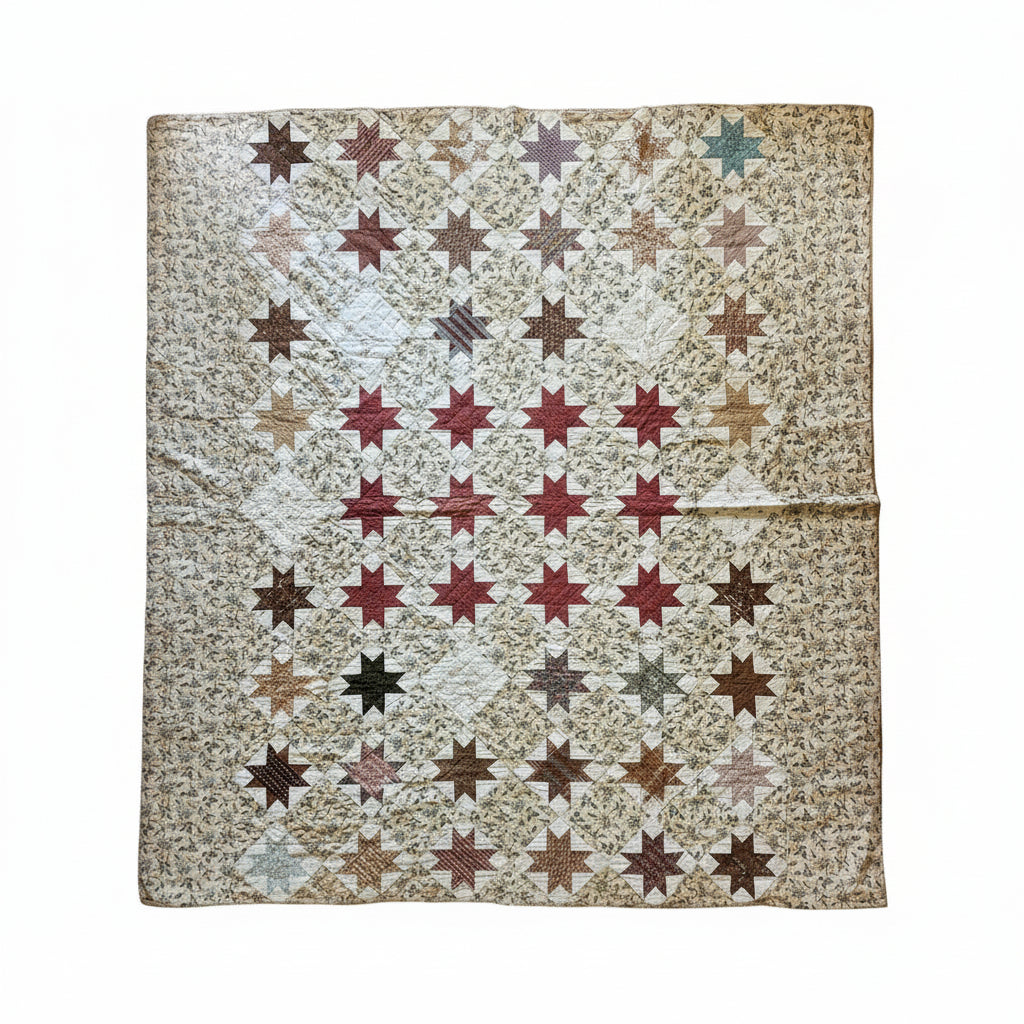 Mid 19th Century Star Quilt