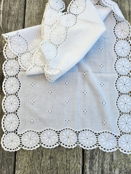 Vintage Cotton Table Runner