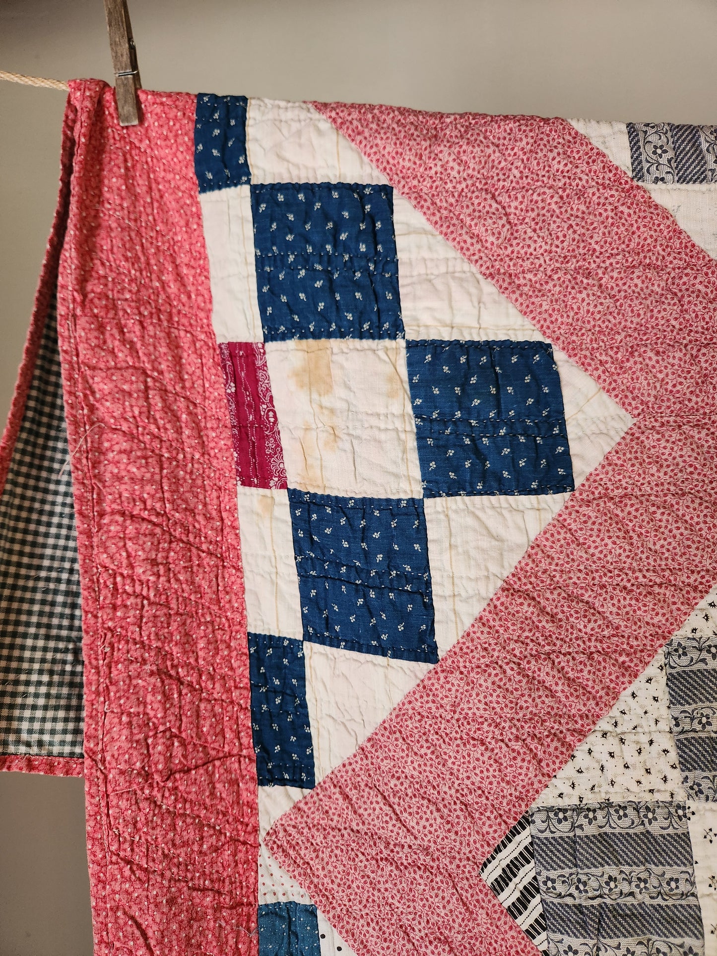 Antique Patchwork Quilt c1890