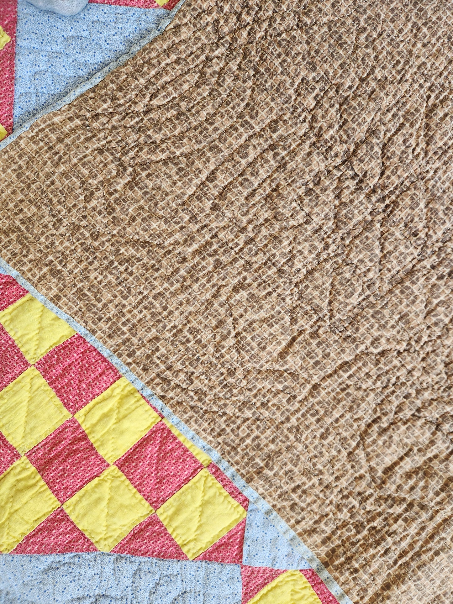 Antique Pennsylvania Nine Patch Quilt