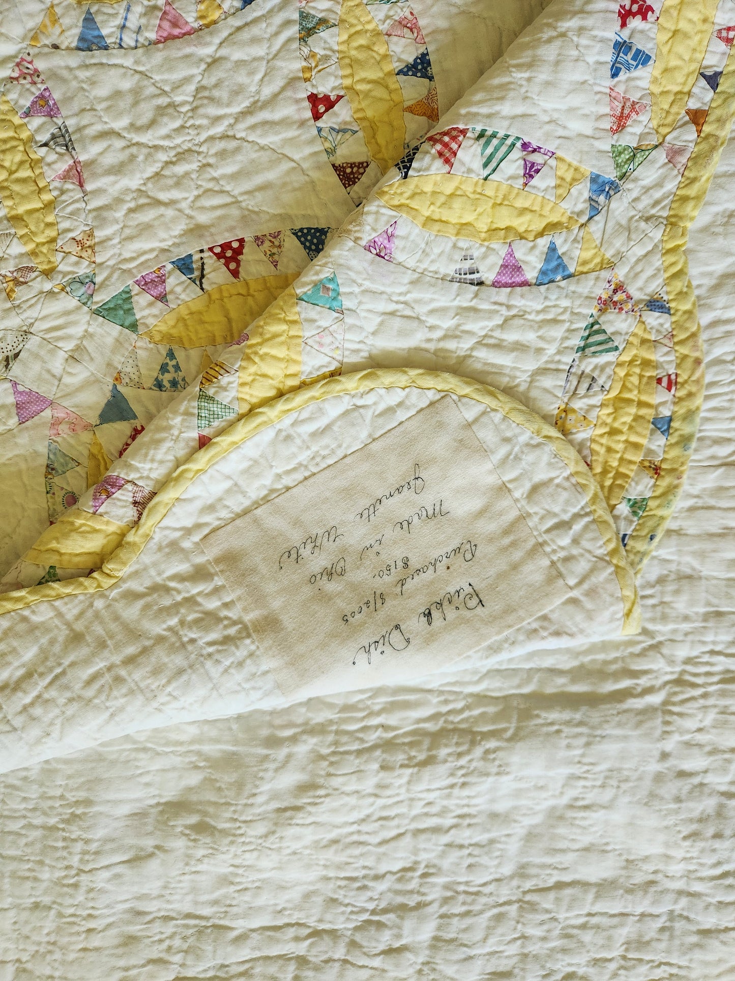 Pickle Dish Quilt c1930