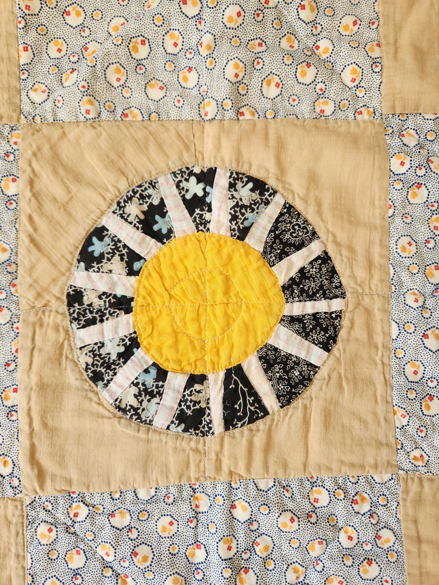 Vintage Wagon Wheel Quilt