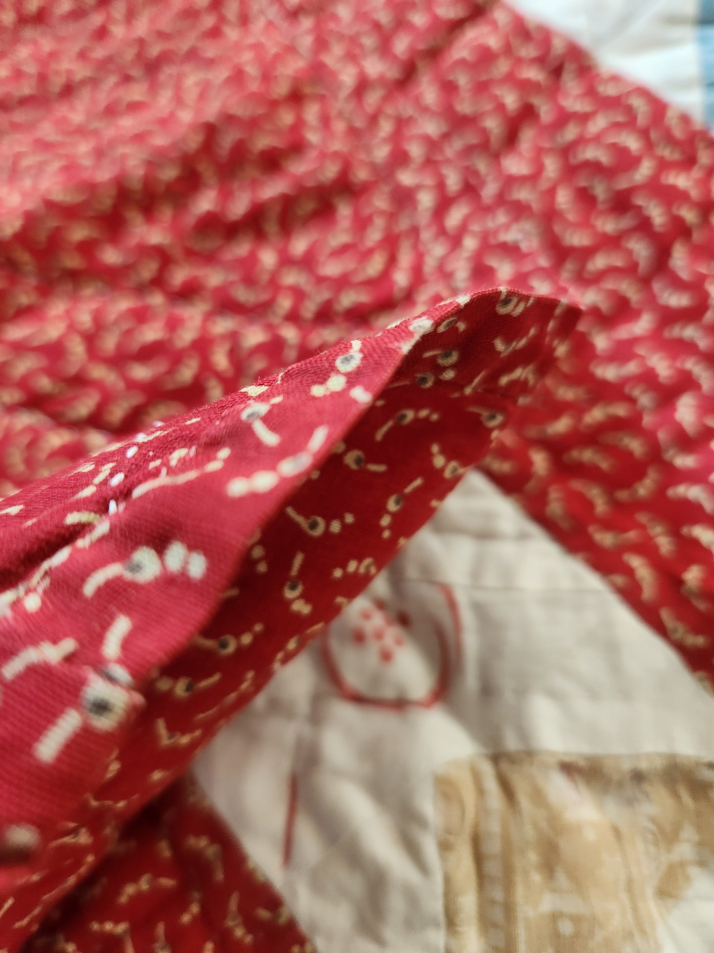 Flying Geese Bars Quilt C1890