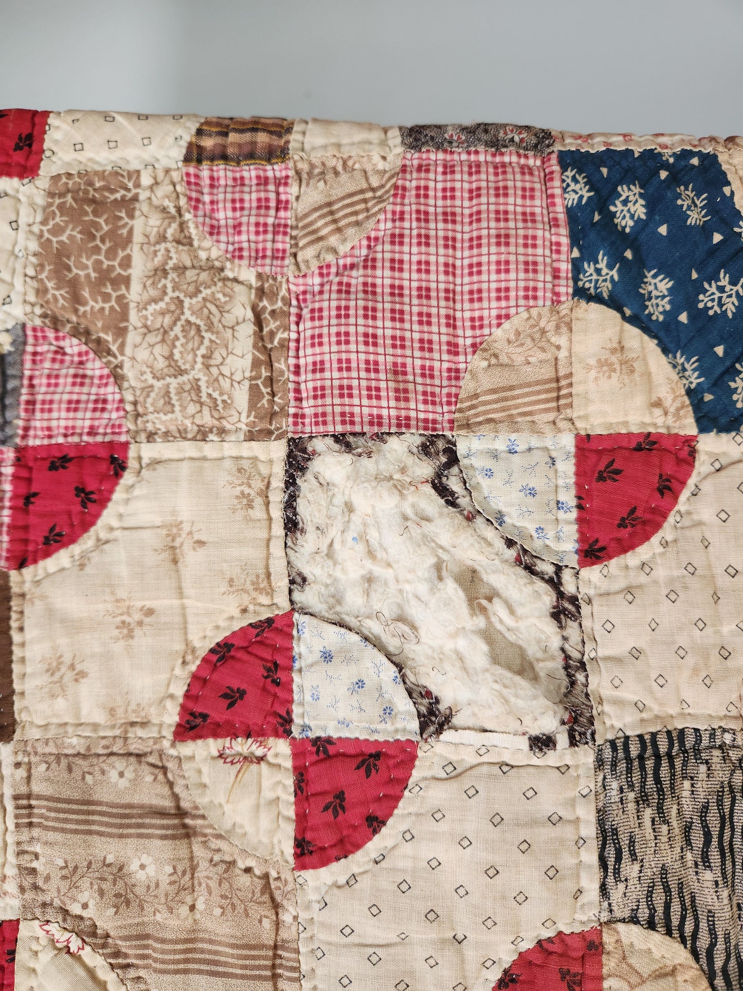 Antique Snowball Quilt c1890