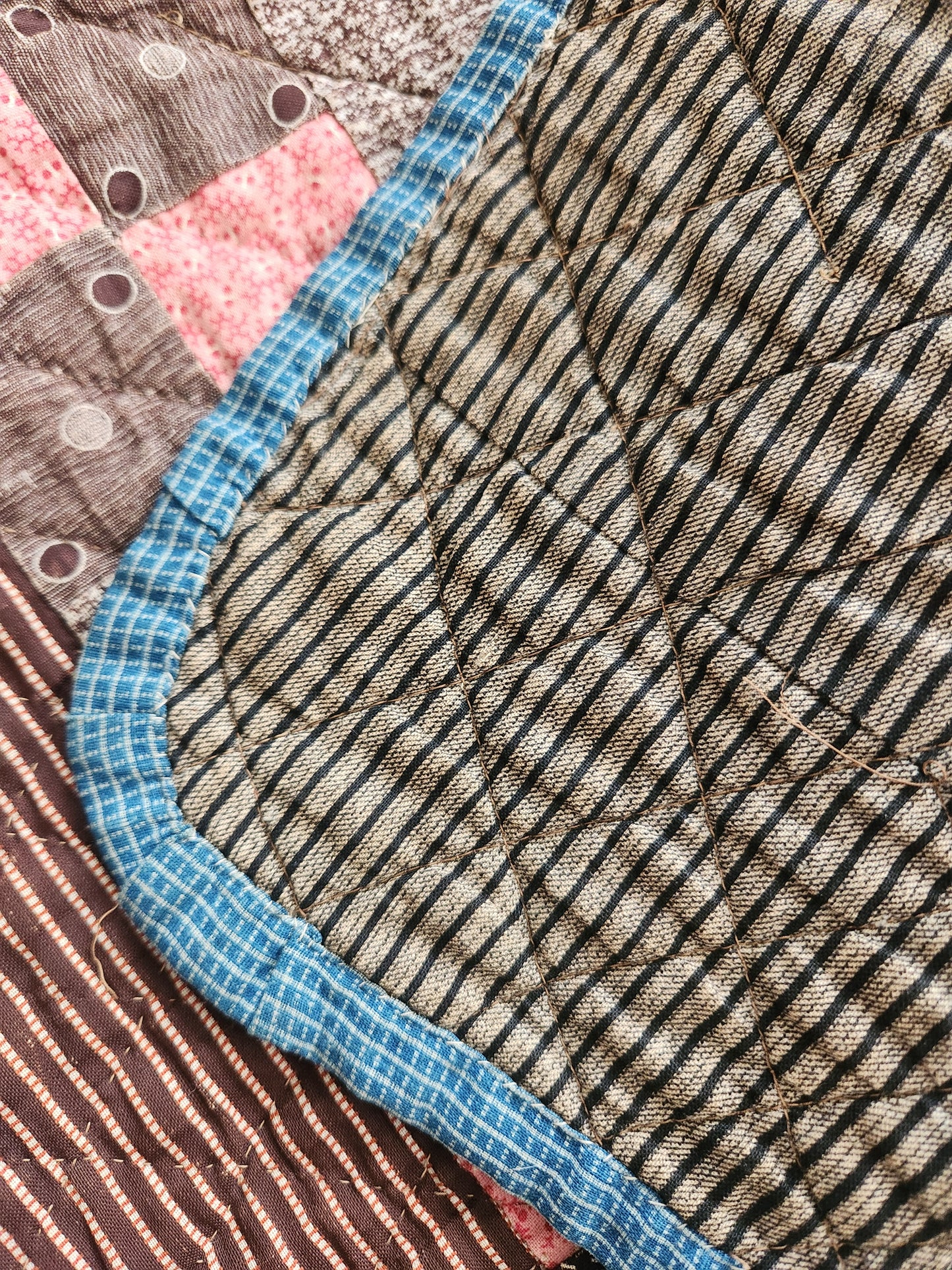 Antique Four Patch Quilt c1880