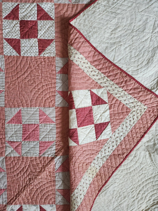 Antique Shoo Fly Quilt c1890