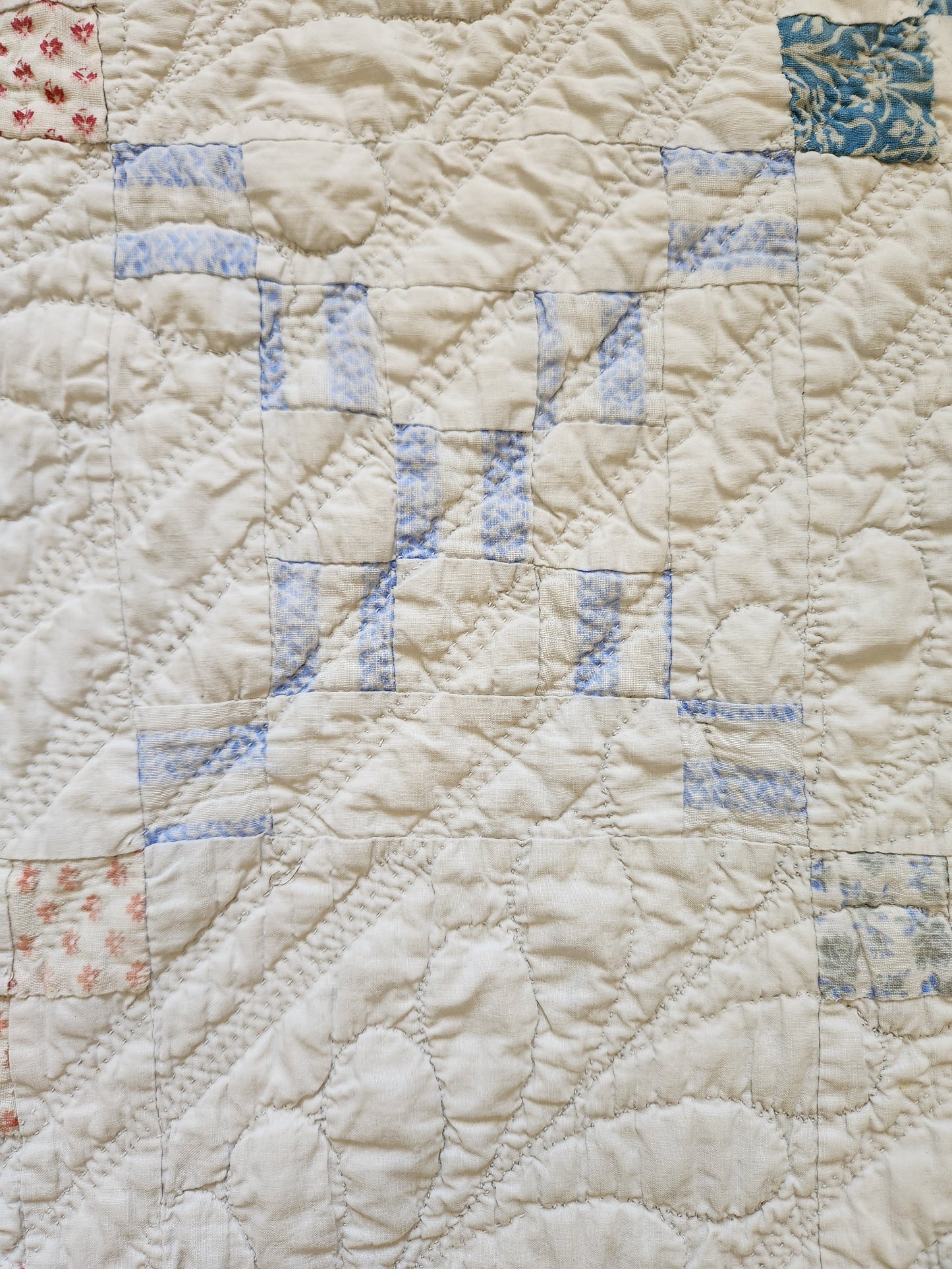 Mid 19th Century Irish Chain Quilt