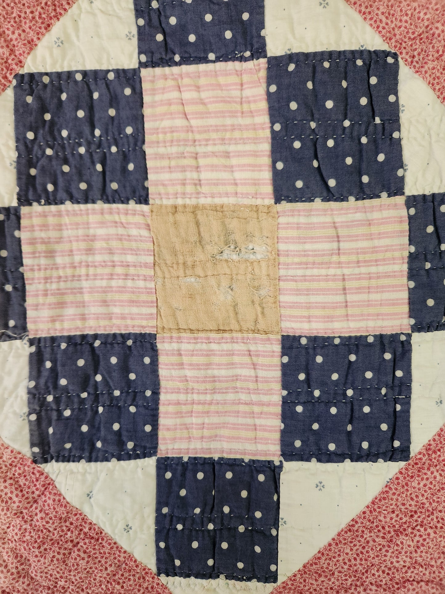 Antique Patchwork Quilt c1890