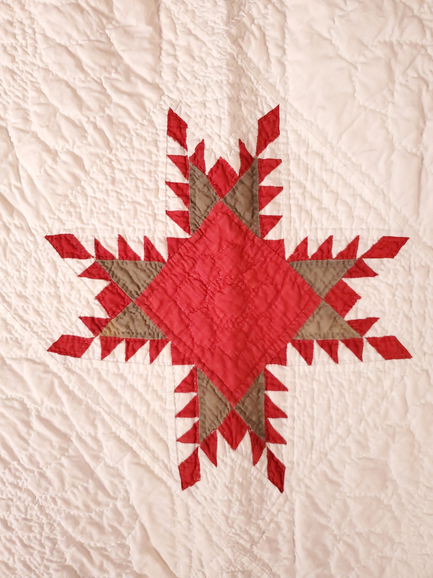 Antique Feathered Star Quilt