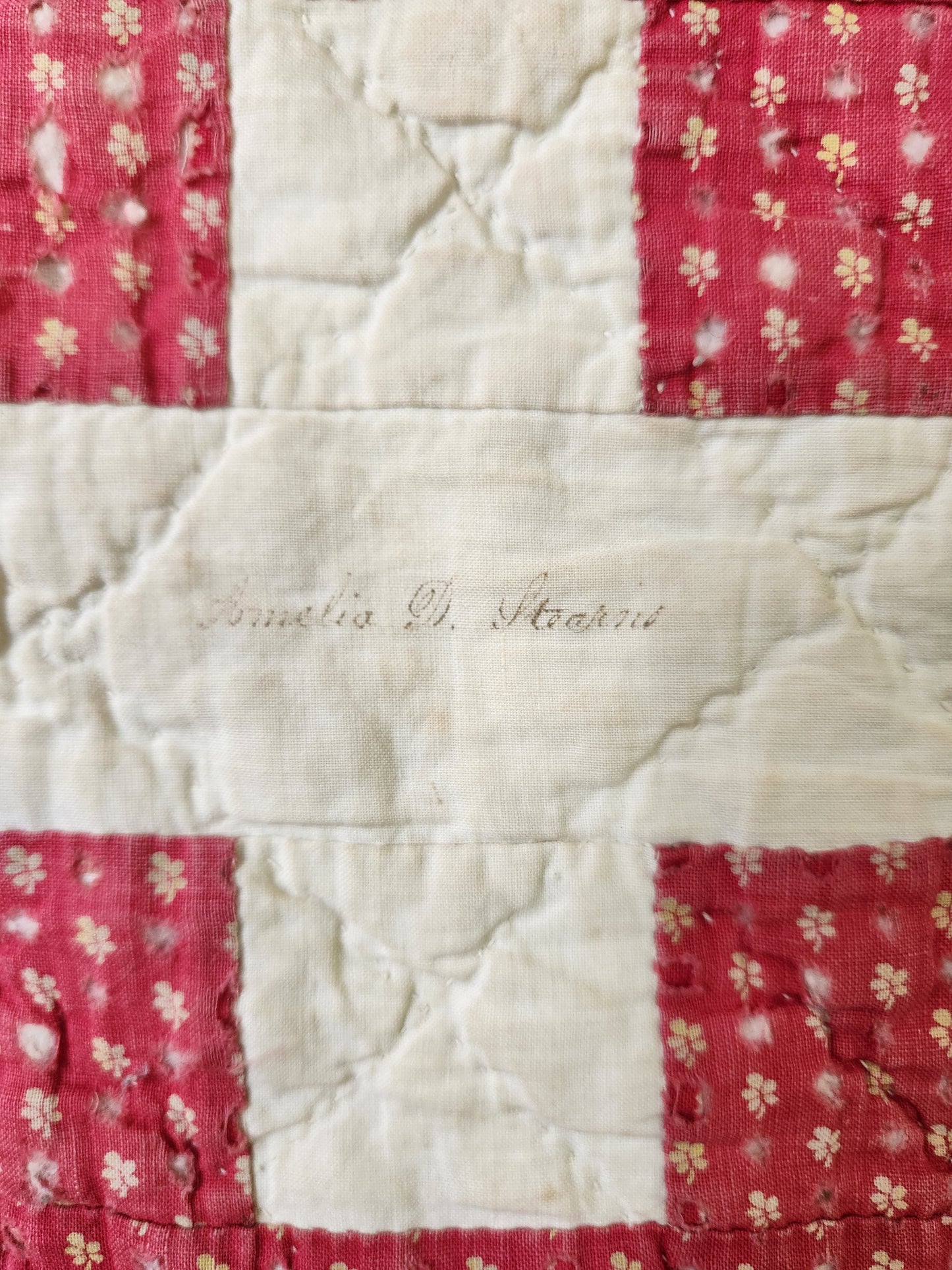 Antique Album Quilt c1855