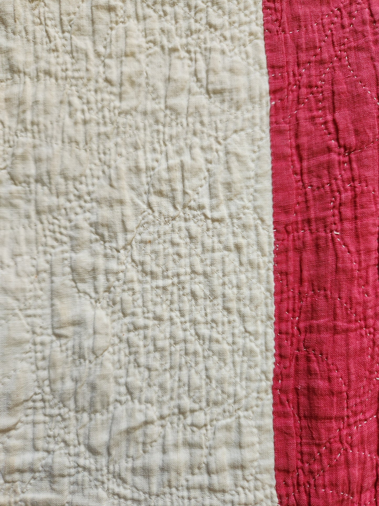19th Century Antique Applique Whig Rose Quilt