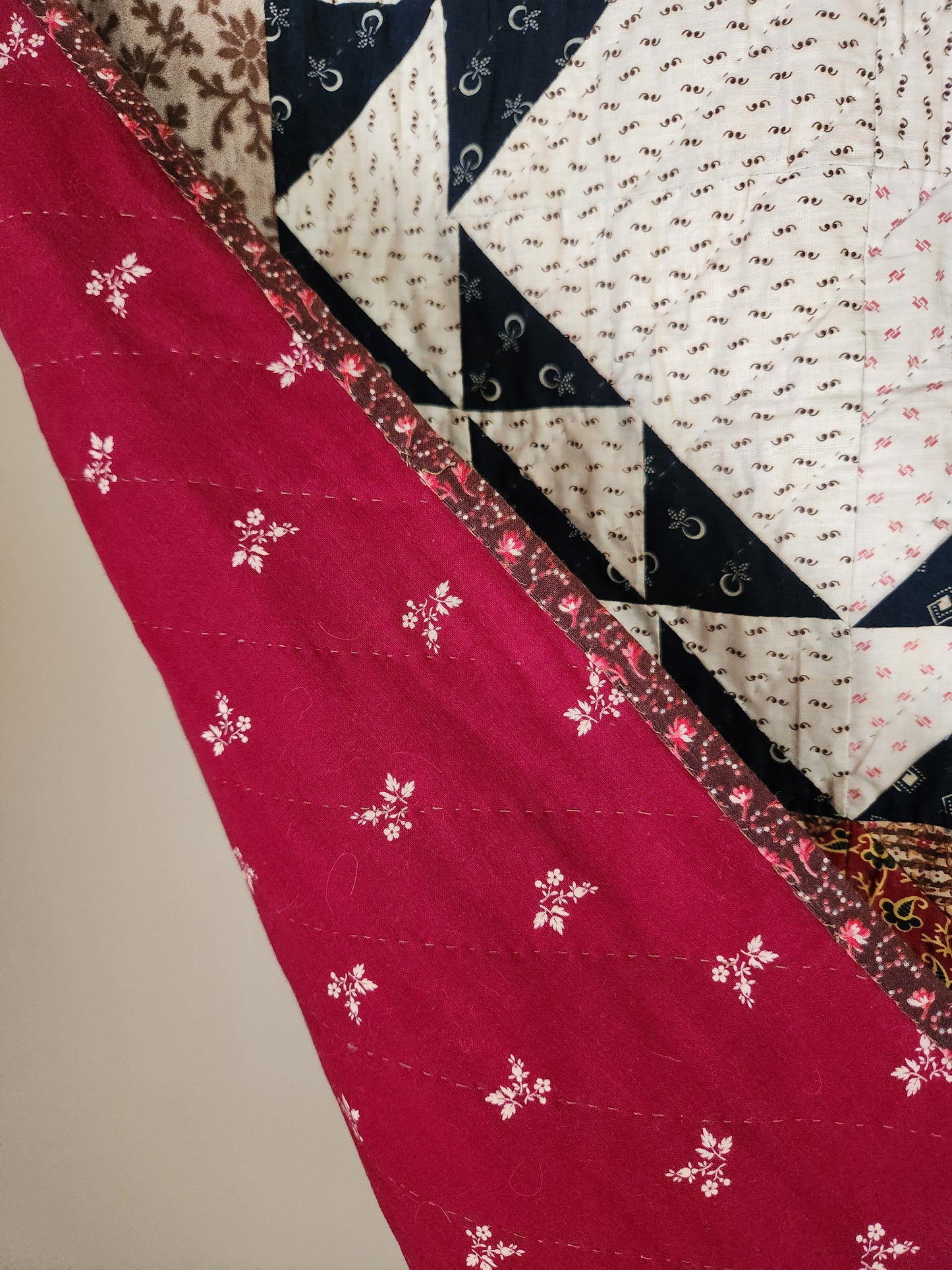 Mint Condition 19th Century Patchwork Quilt