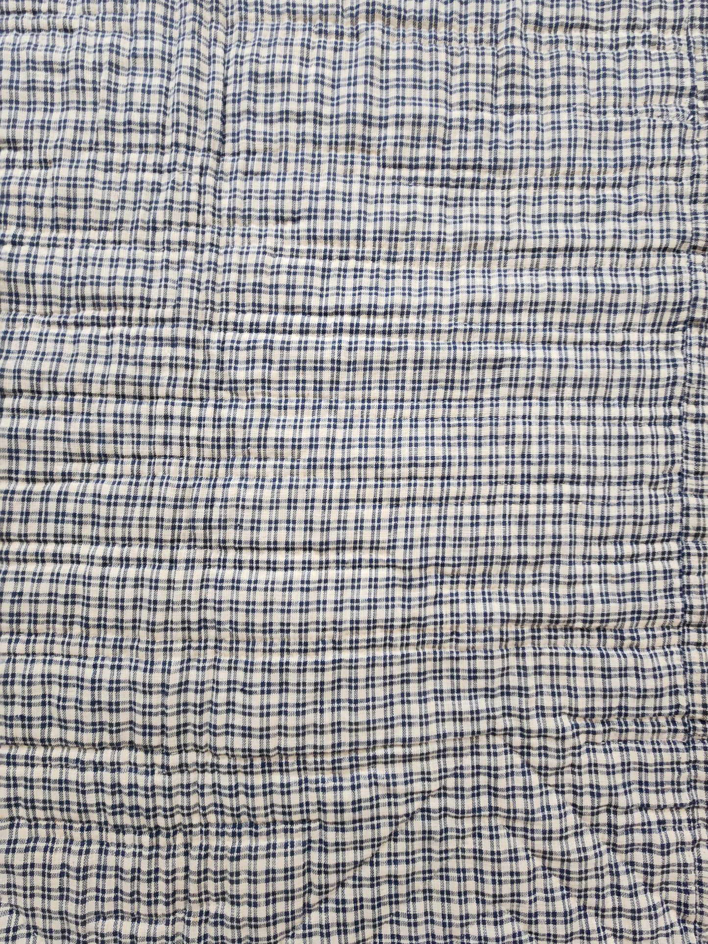 Blue Antique Ohio Star Quilt c1900