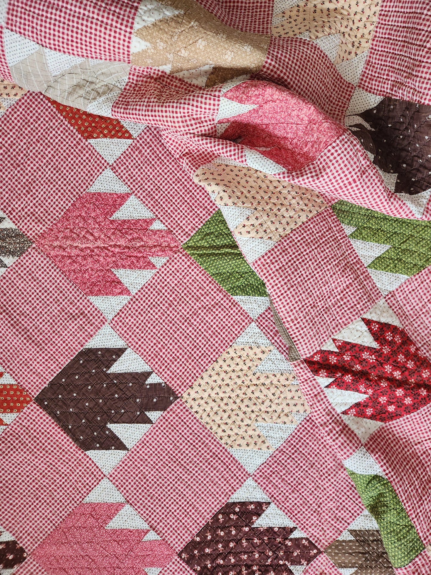 Antique Patchwork Quilt c1870