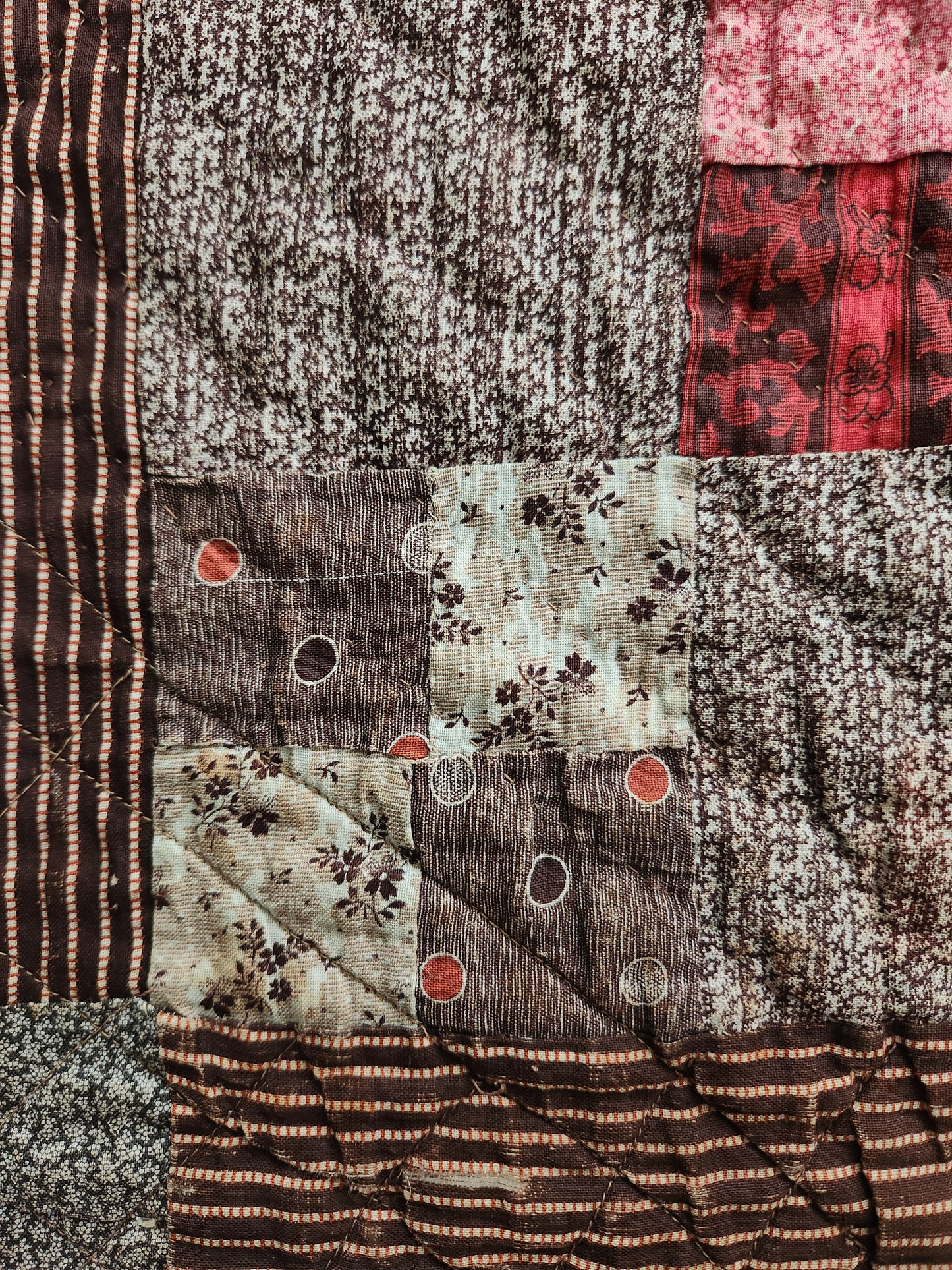 Antique Four Patch Quilt c1880