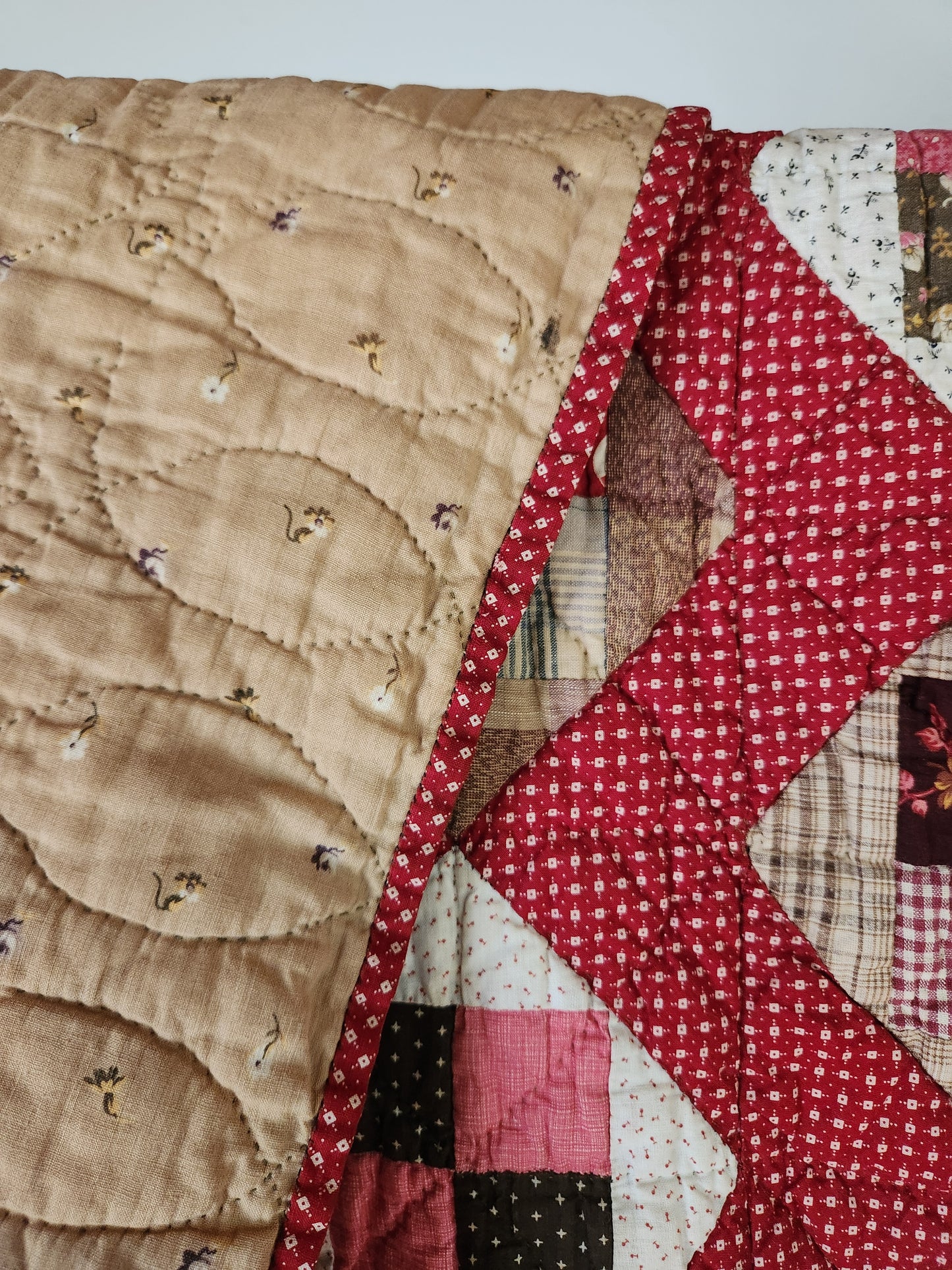 Stunning Patchwork Quilt c1890