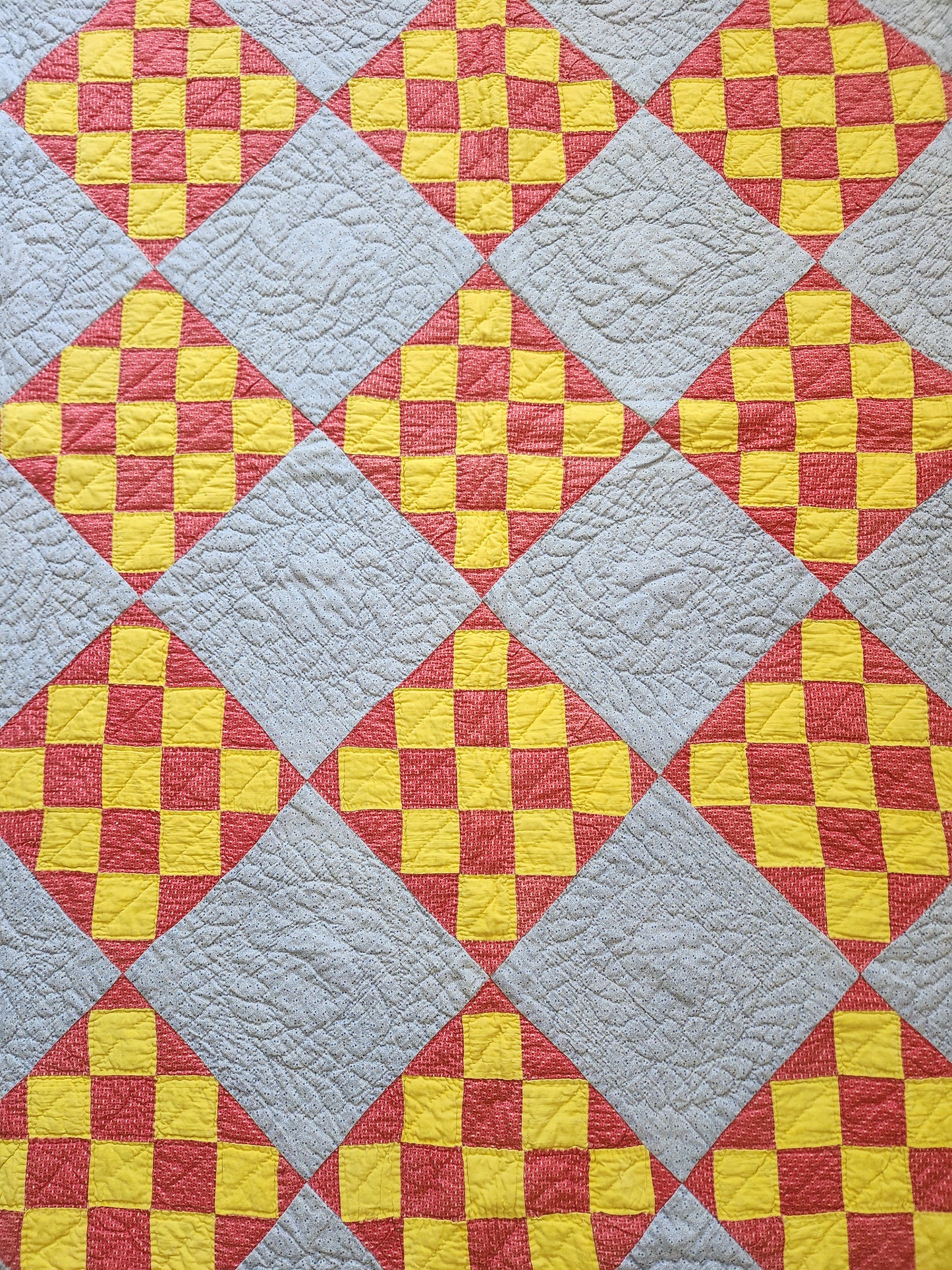 Antique Pennsylvania Nine Patch Quilt