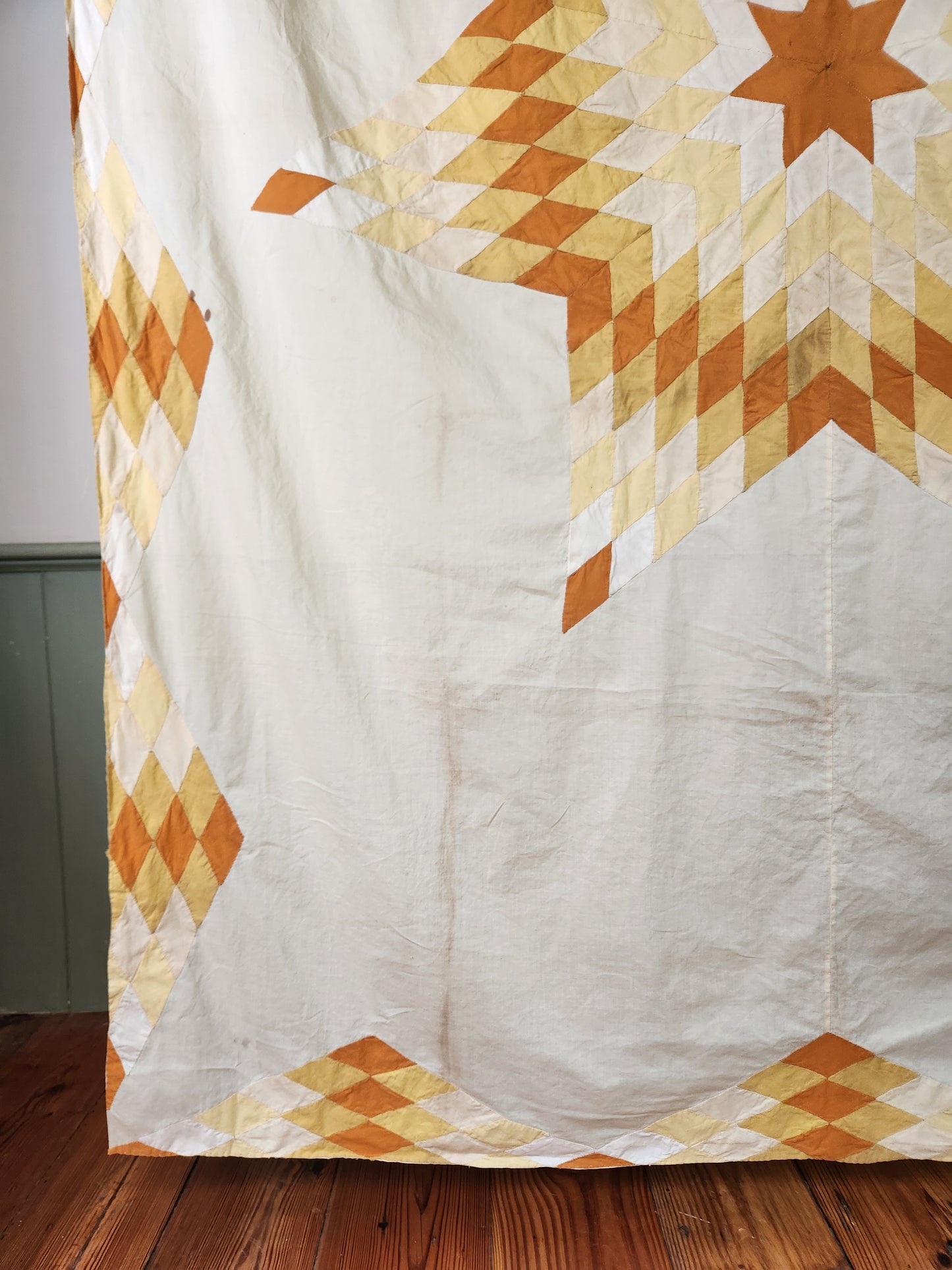 Vintage Lone Star Coverlet c1940 (B)