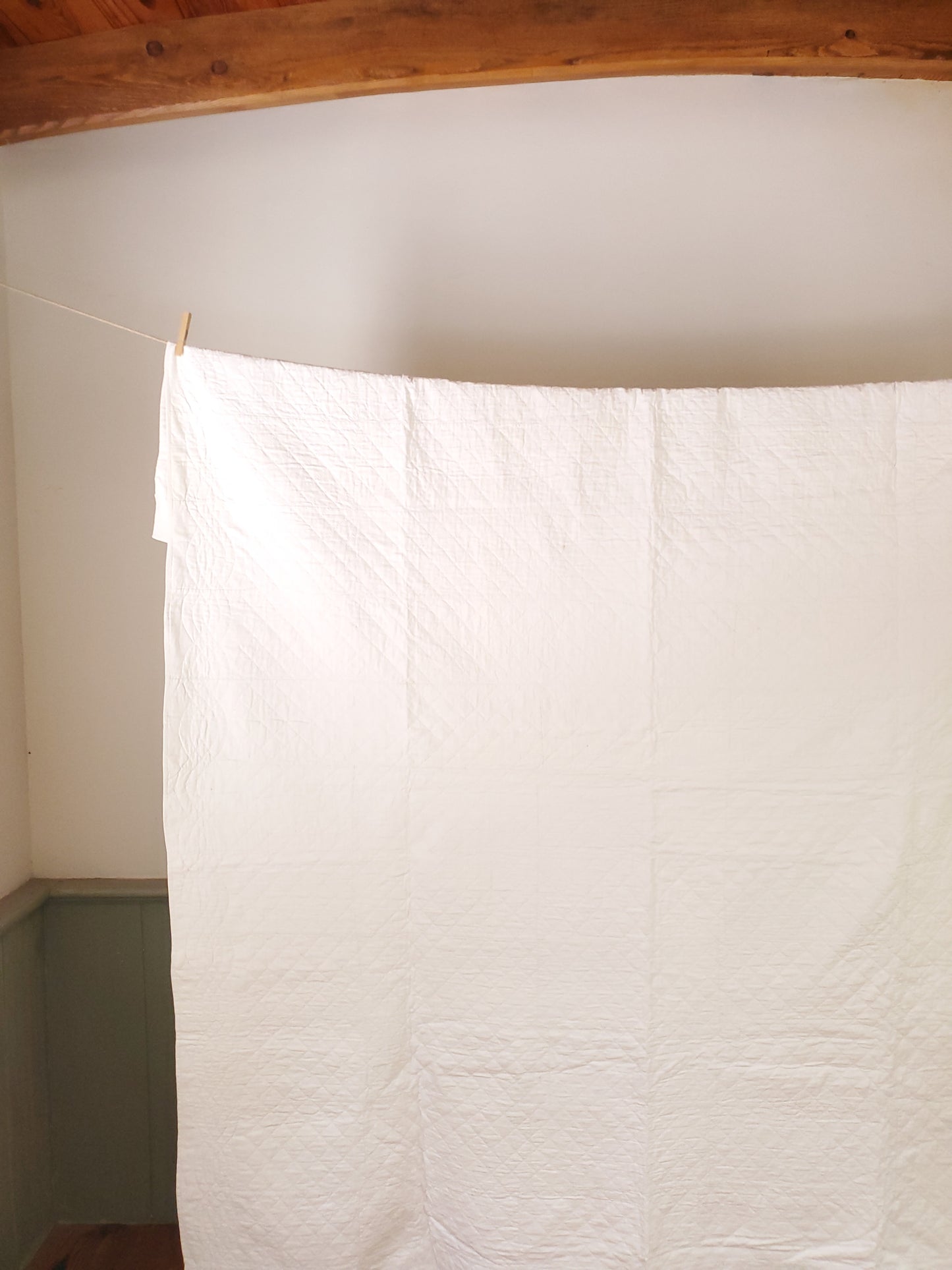 White Antique Quilt