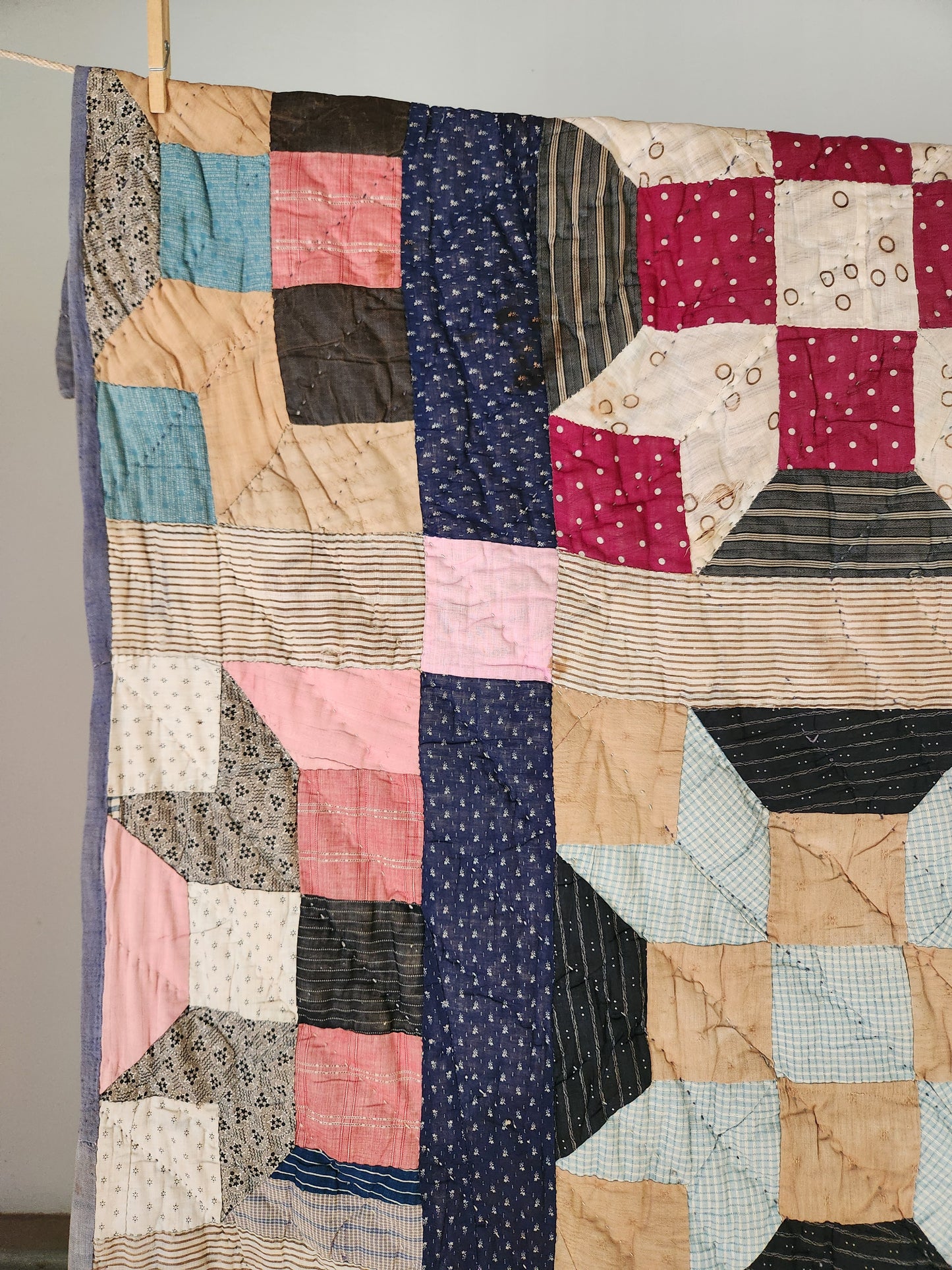 Primitive Patchwork Quilt c1900