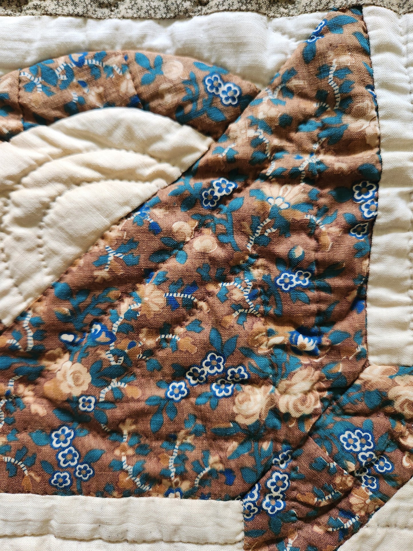 Antique 19th Century Baskets Quilt