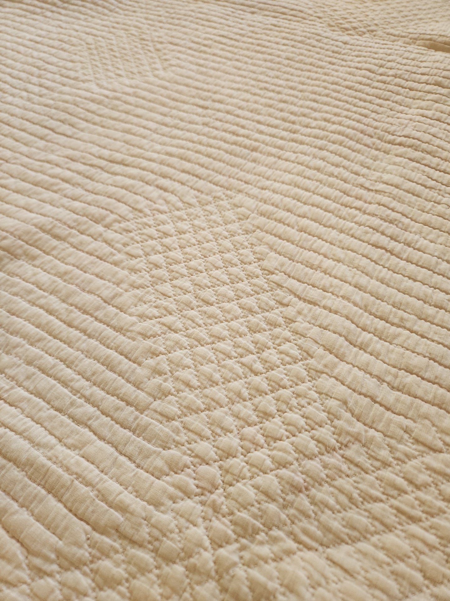 Vintage Pink Lattice Quilt c1930