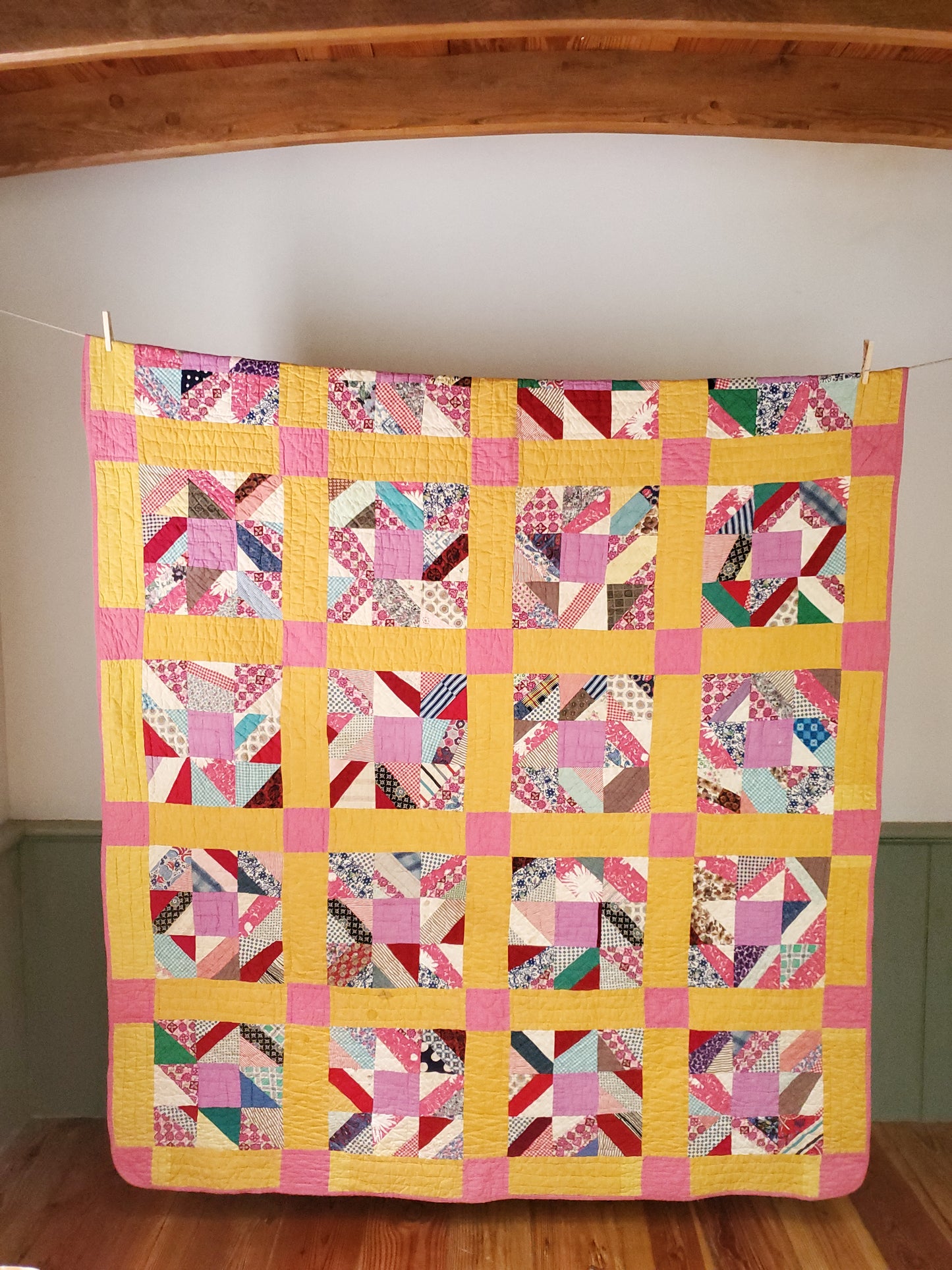 Vintage Scrappy Quilt