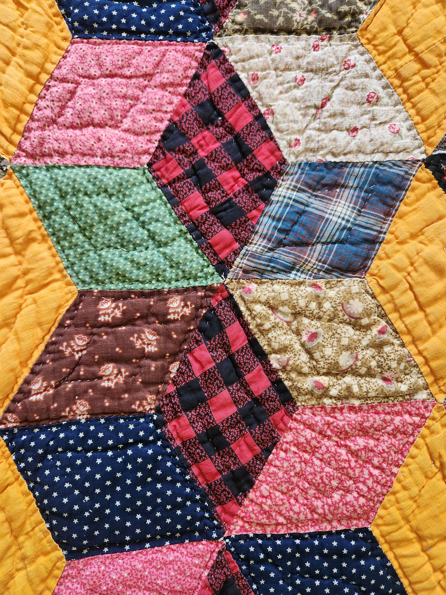Tumbling Block Quilt
