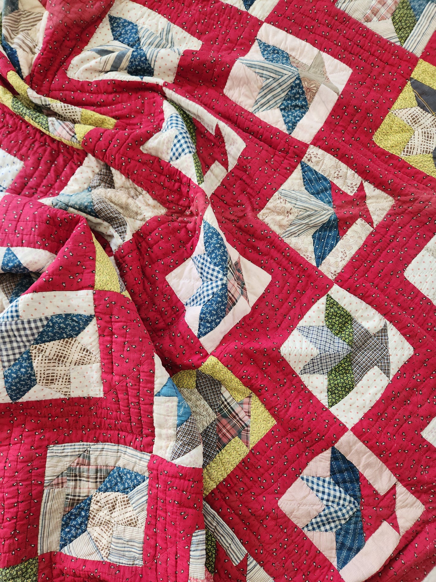 Antique Cactus Pot Quilt