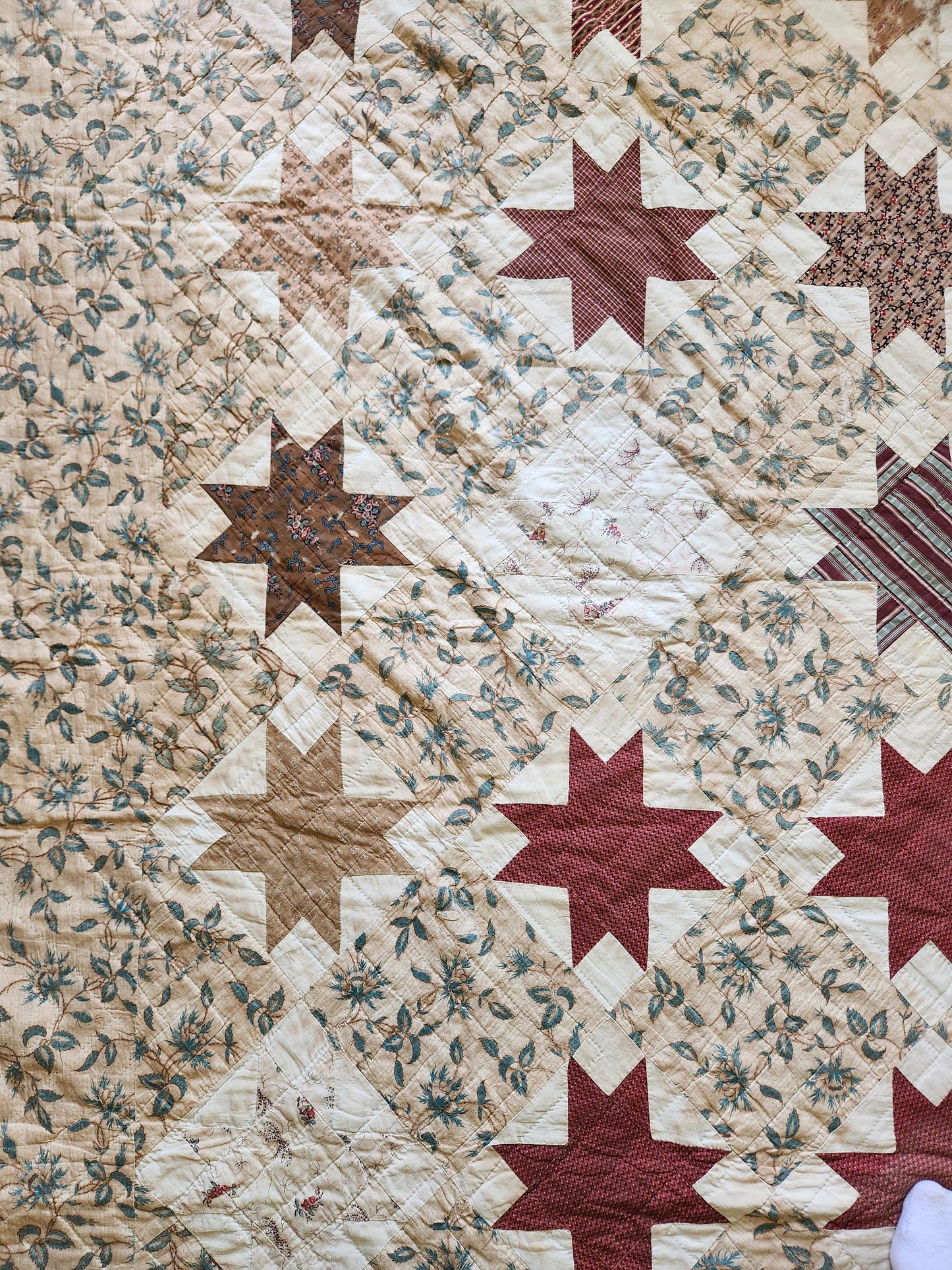 Mid 19th Century Star Quilt
