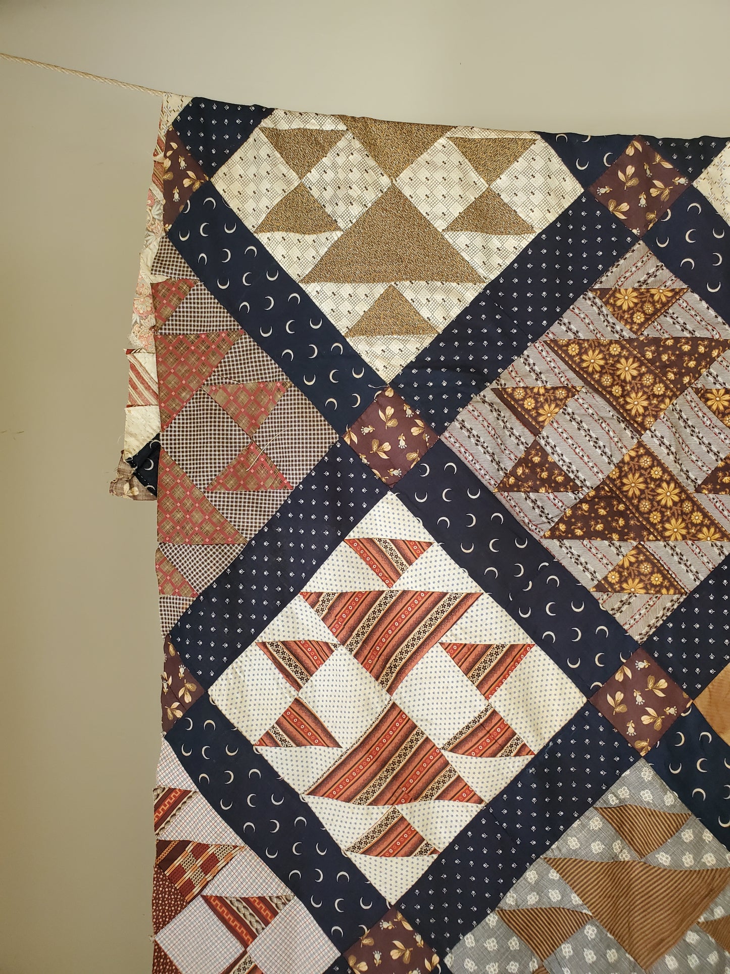 Section of Antique Quilt Top, ca 1890