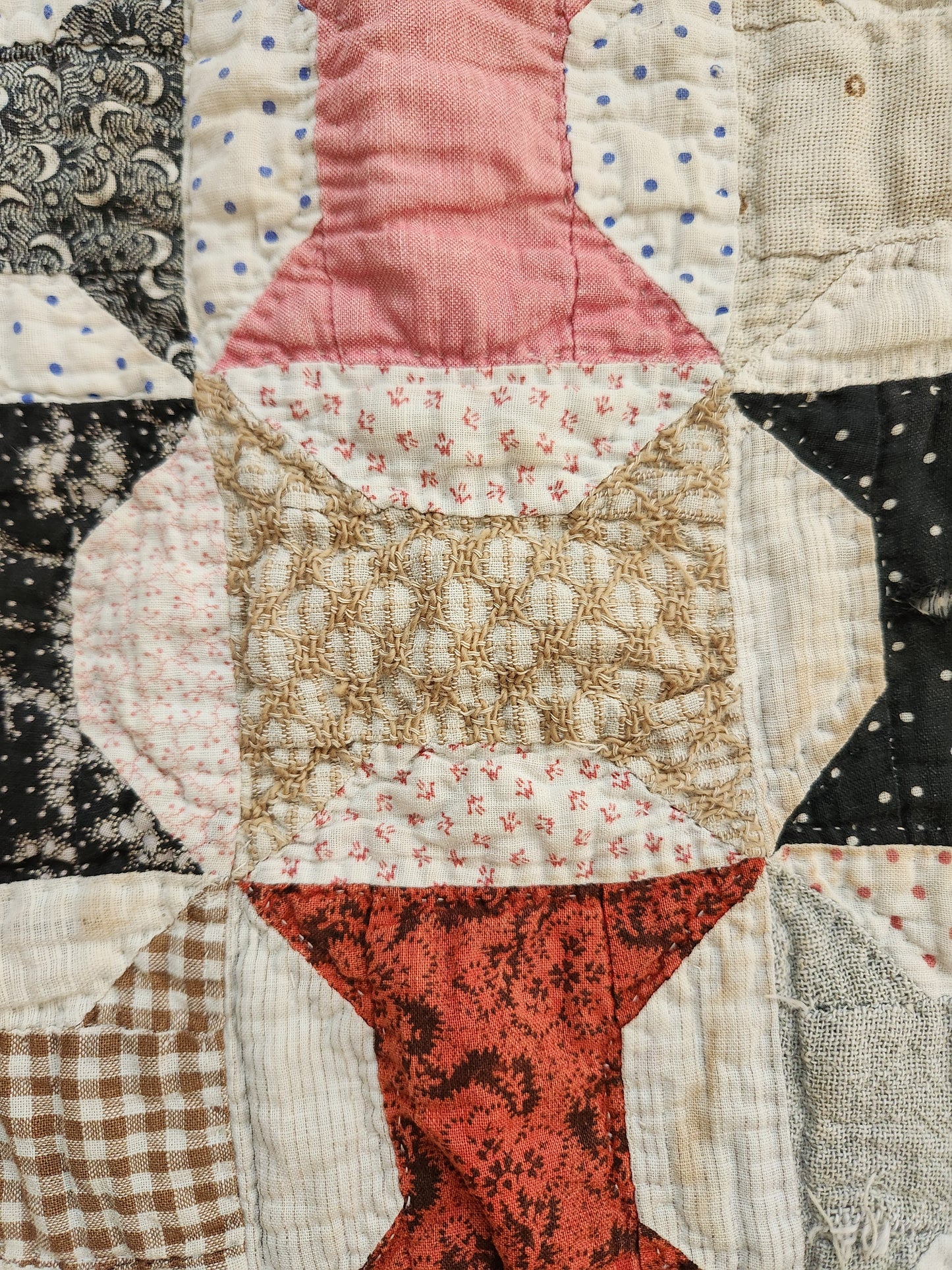 Antique Spools Quilt c1900