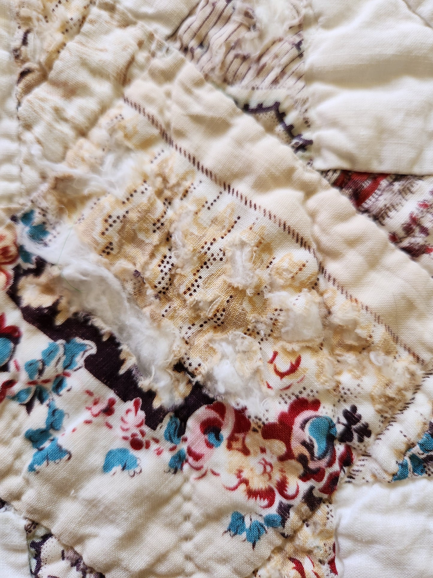 Antique 19th Century Evening Star Quilt