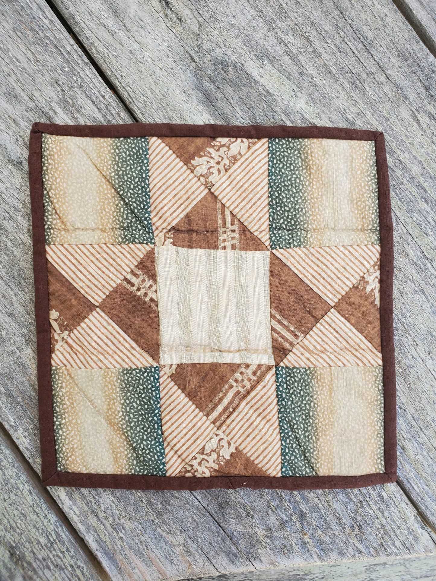 Hand Bound Antique Quilt Blocks, 19th Cent